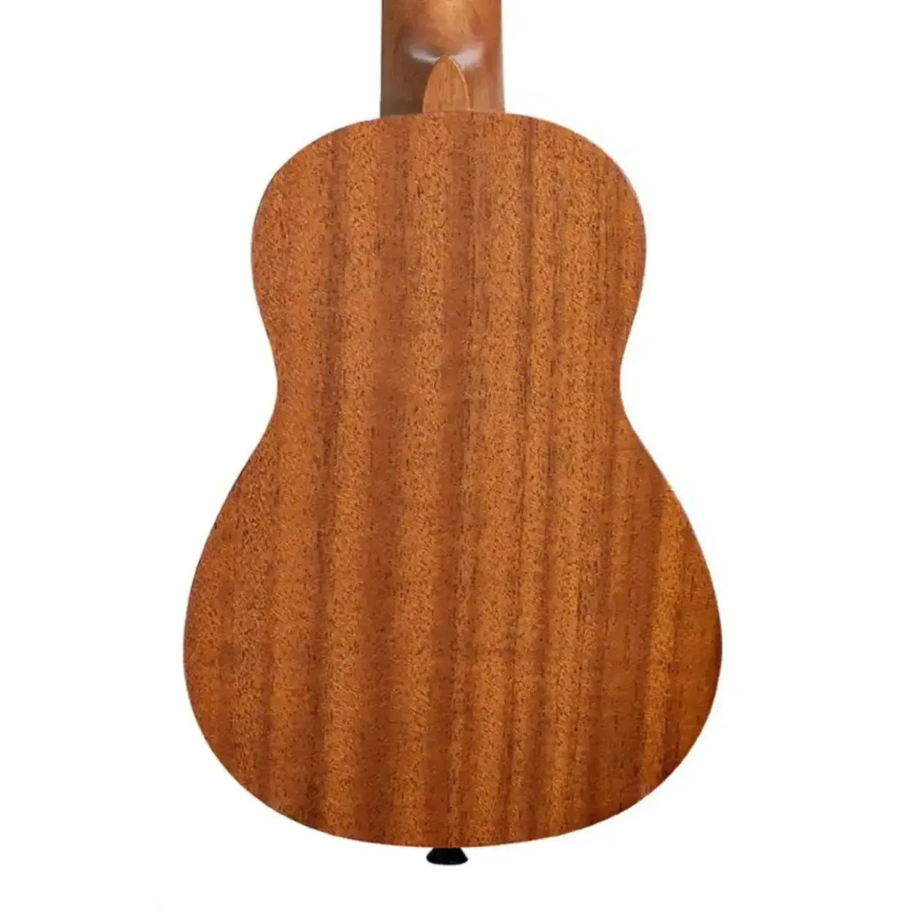 Back of a Kala 15S Satin Mahogany Soprano Ukulele, showing wood grain and satin finish.