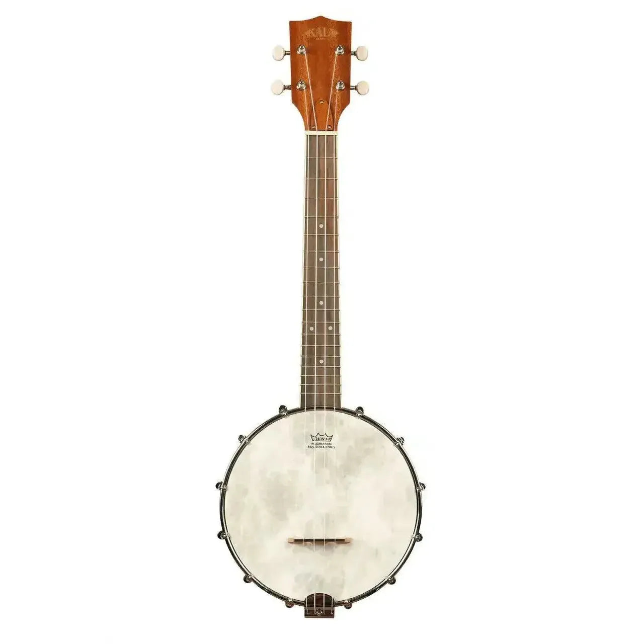 Kala Natural Mahogany Tenor Banjolele with Remo Weatherking head and rosewood fretboard.
