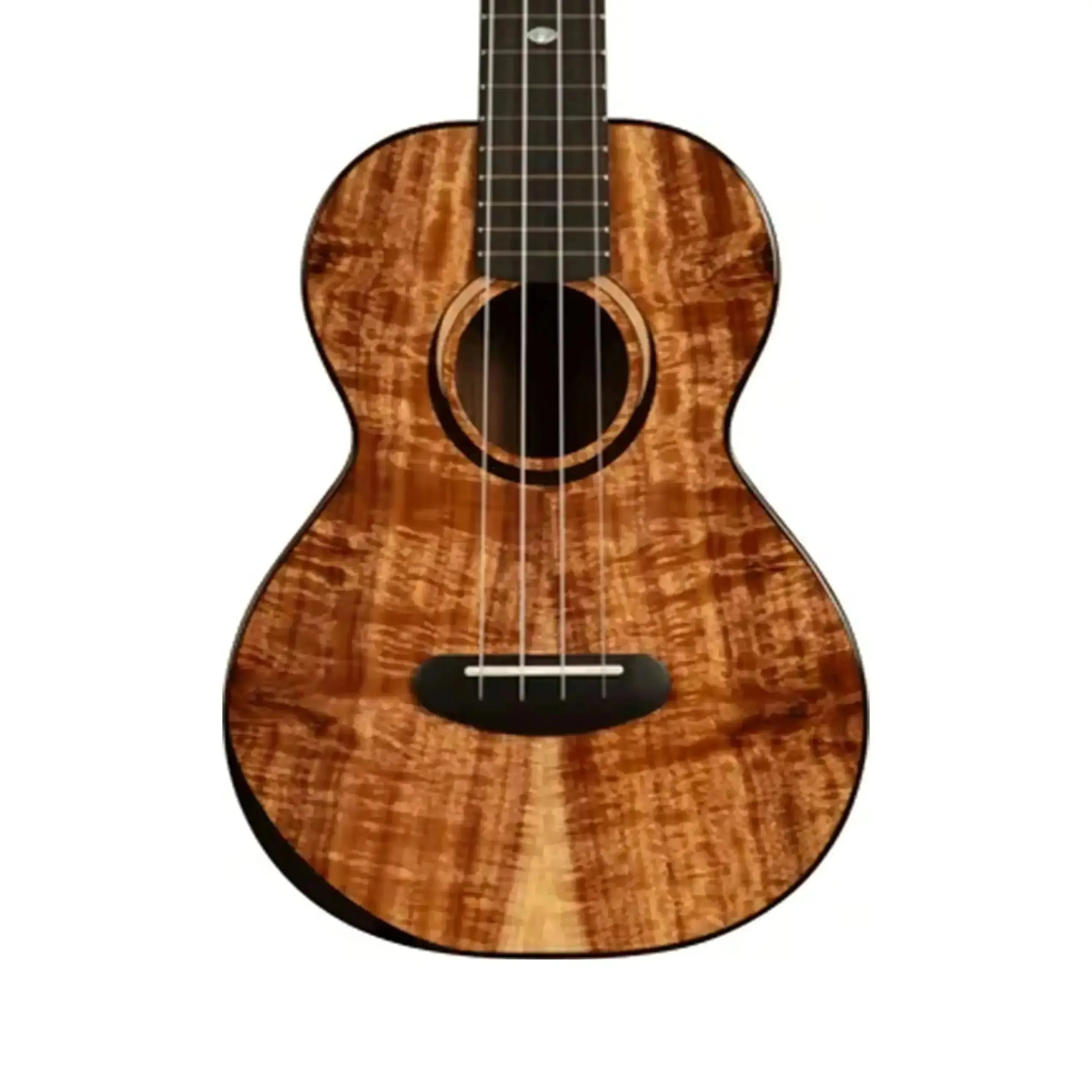 Kala CT-SA-TG Contour Series tenor ukulele with solid acacia body and ebony fingerboard.