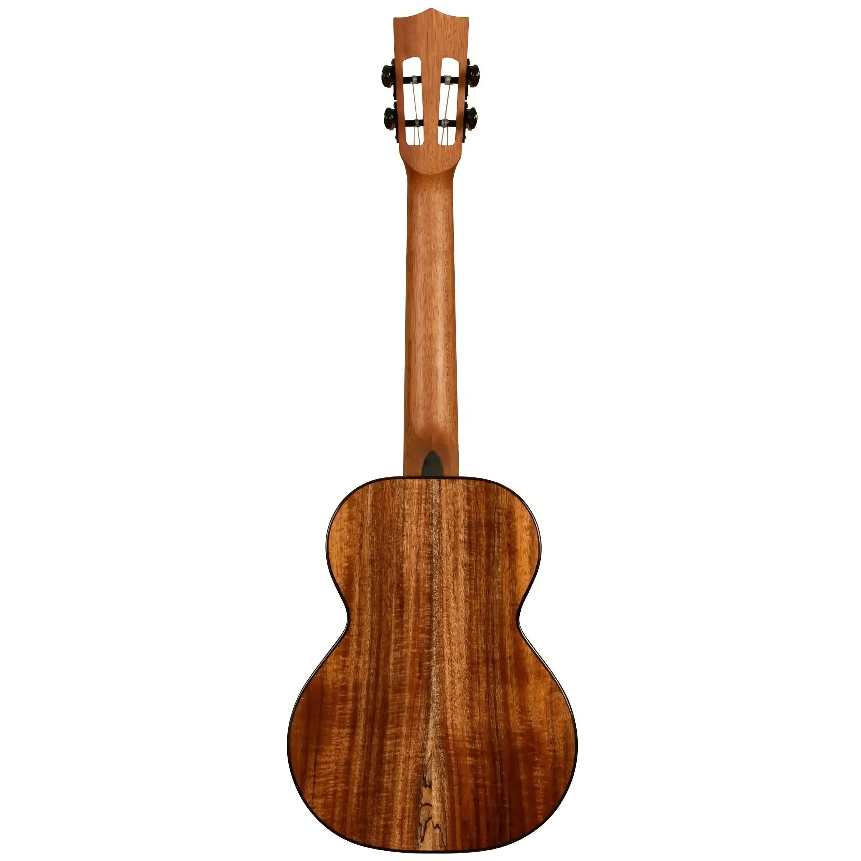 Back of Kala CT-SA-TG Contour Series tenor ukulele, solid acacia wood with dark binding.