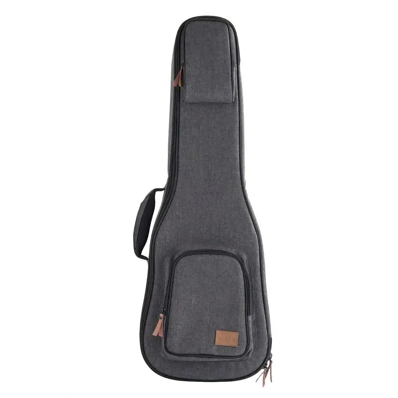 Kala DC-C-CL Goat Rock Grey Sonoma Coast Concert Ukulele Case with faux leather accents.