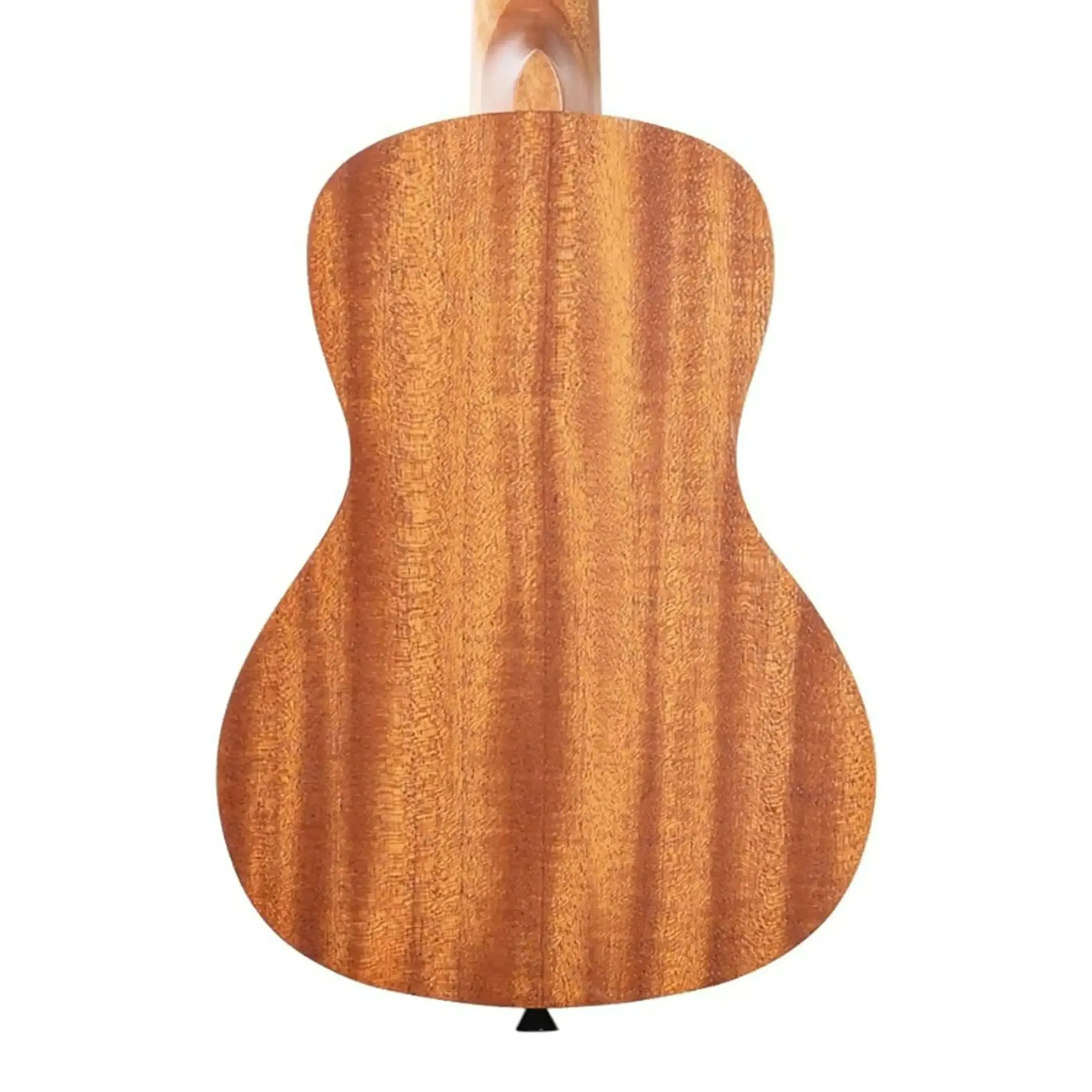 Back of a Kala GUIDANCE-C Mahogany Concert Ukulele, showing its rich, reddish-brown wood grain and satin finish.