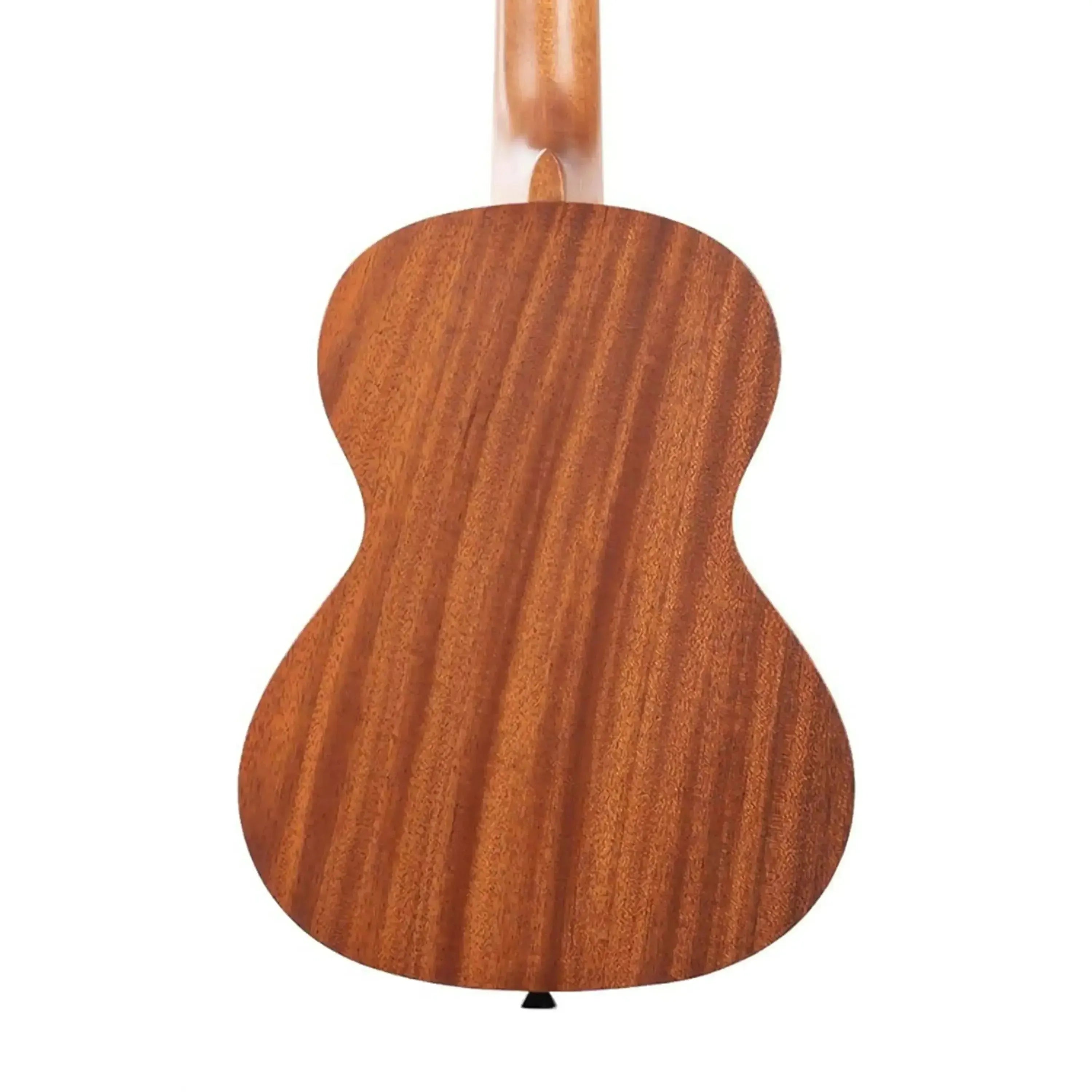 Back of a Kala GUIDANCE-T Mahogany Tenor Ukulele with a satin finish and natural wood grain.