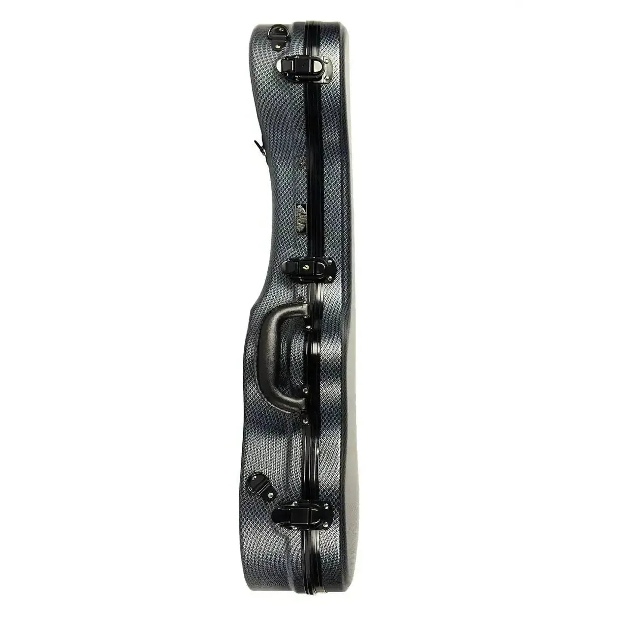 Kala ABS molded concert ukulele hardshell case with black hardware and handle.