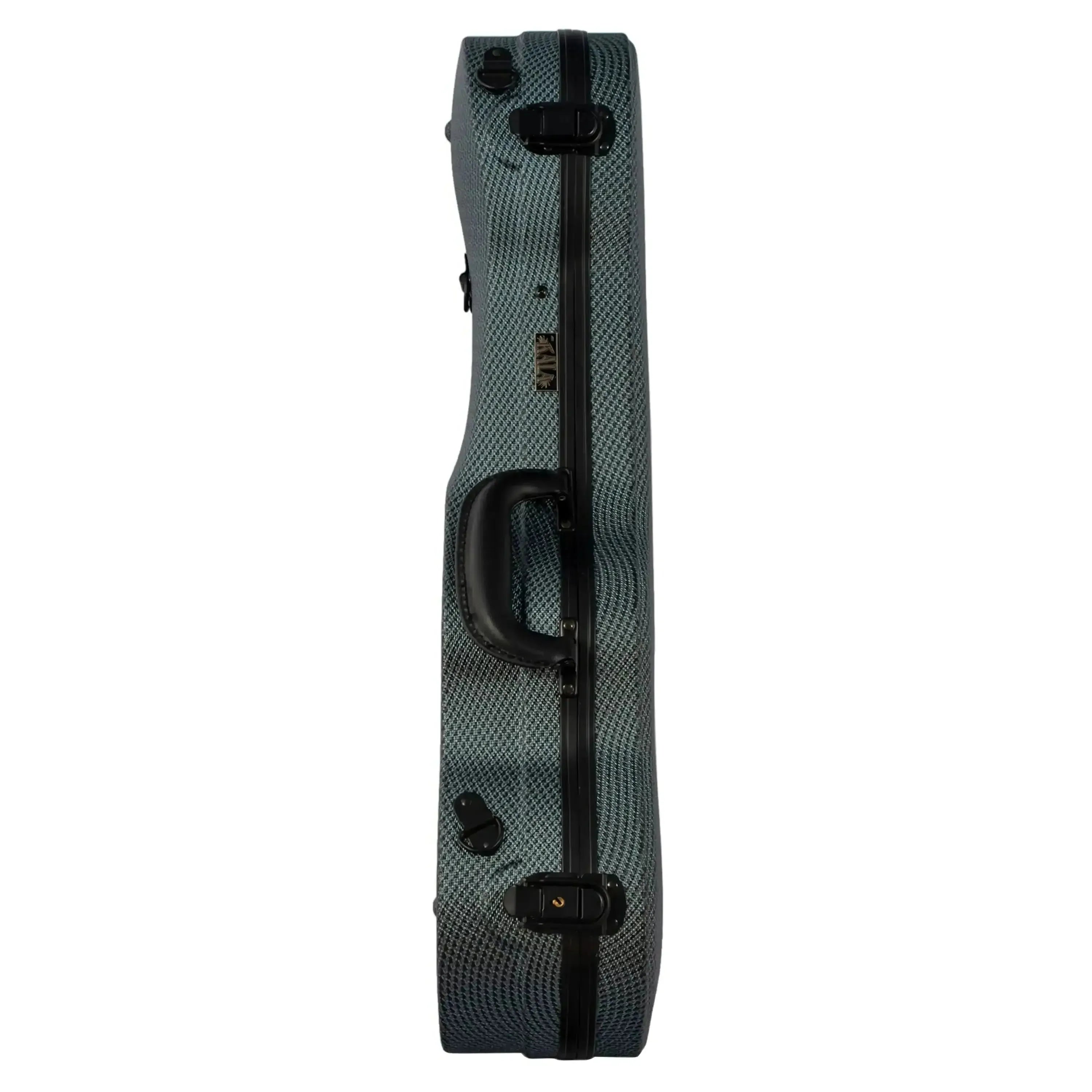 Kala HC-CHAR-T ABS molded tenor ukulele hardshell case with black hardware and aluminum edges.