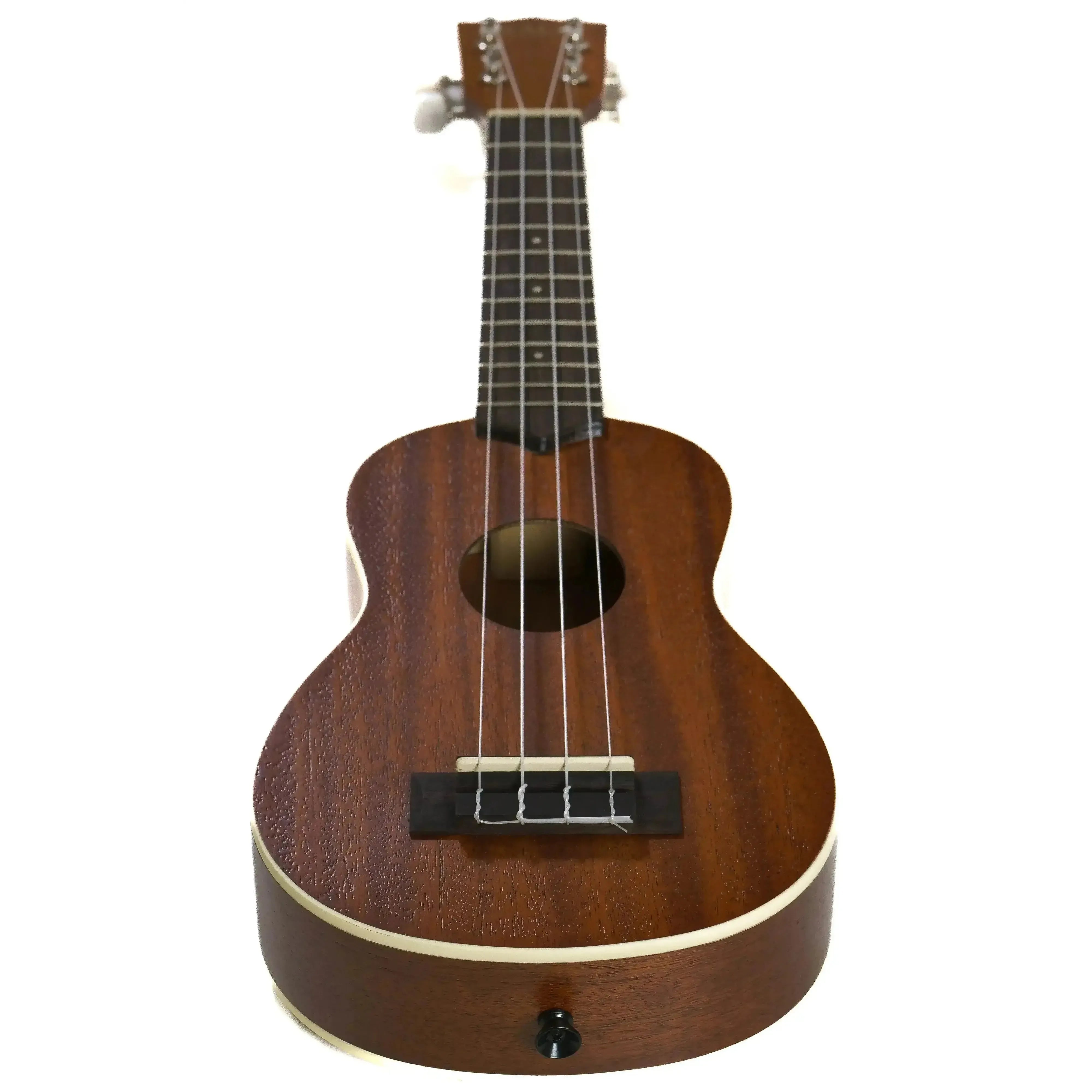 Kala KA-S Satin Mahogany Soprano Ukulele with cream binding and walnut fingerboard.