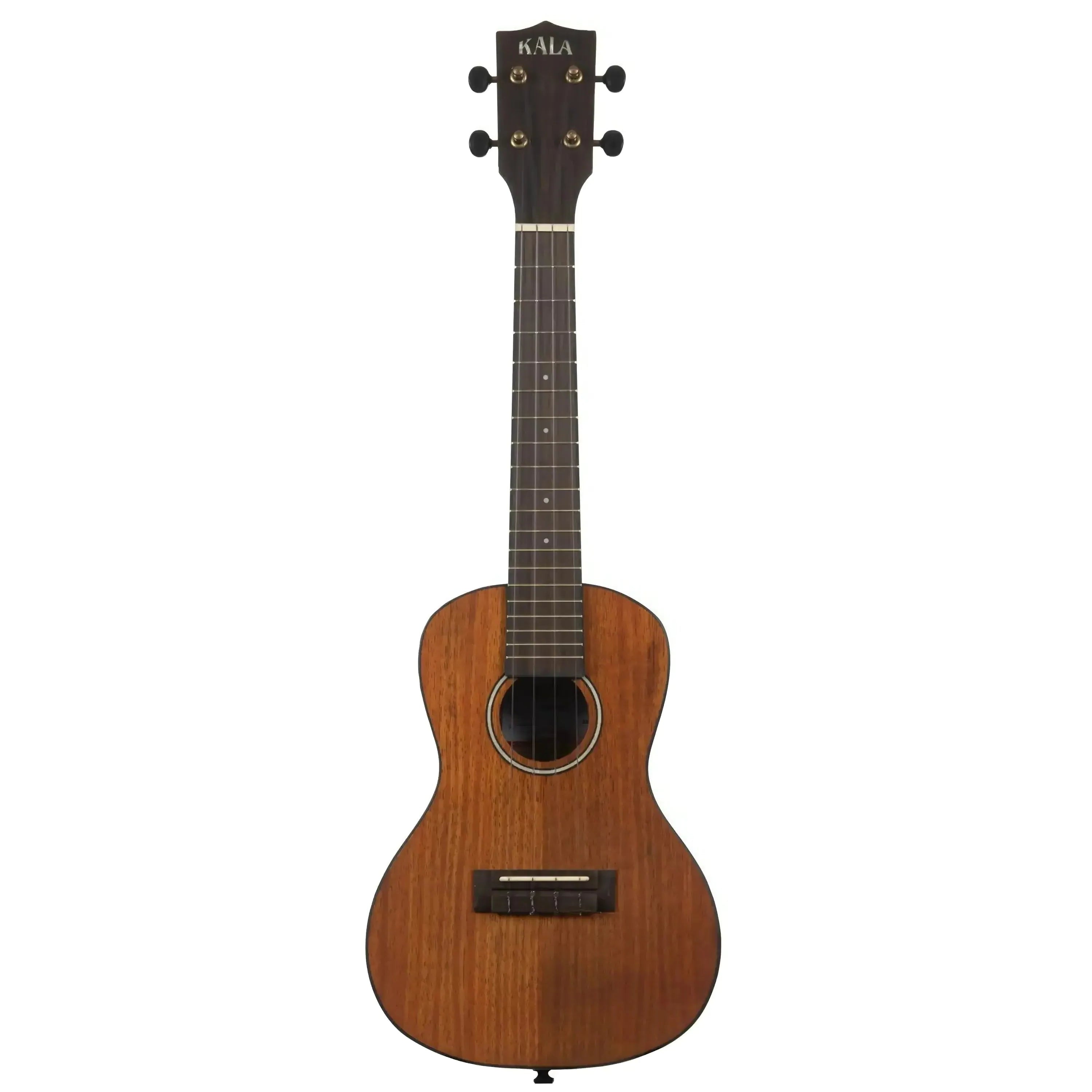 Kala KOA-C Hawaiian Koa Concert Ukulele with dark wood headstock and body.
