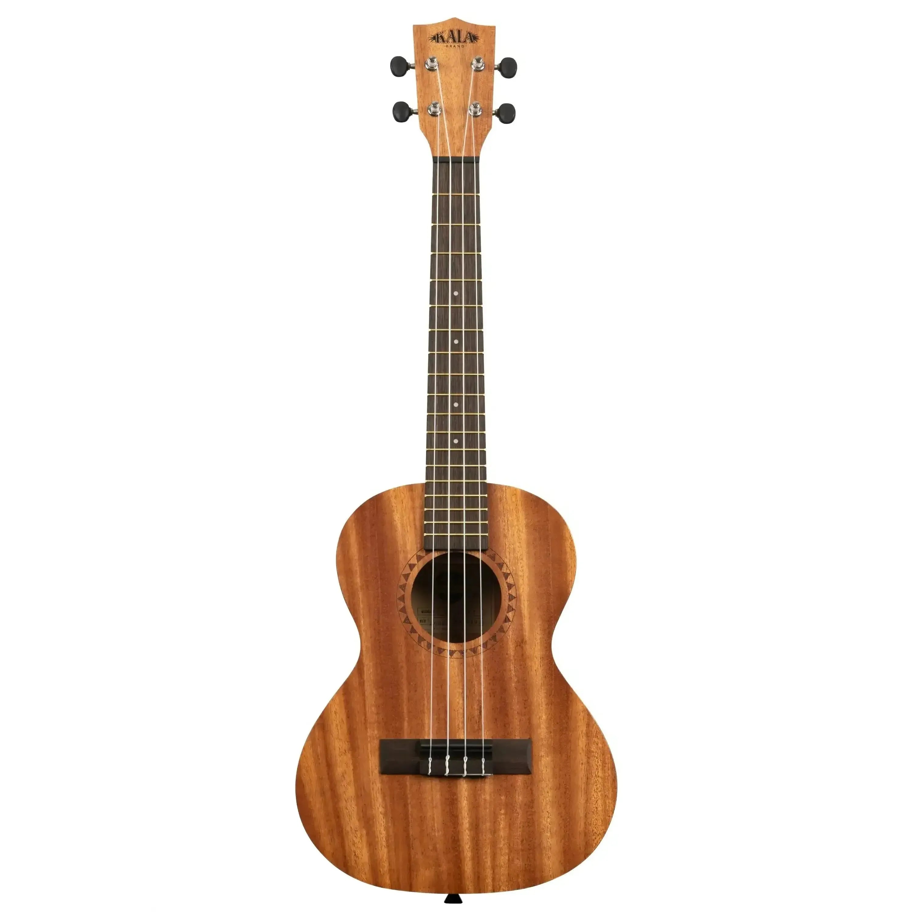 Kala LTP-T Learn To Play Tenor Ukulele, mahogany laminate with satin finish, black tuning pegs.