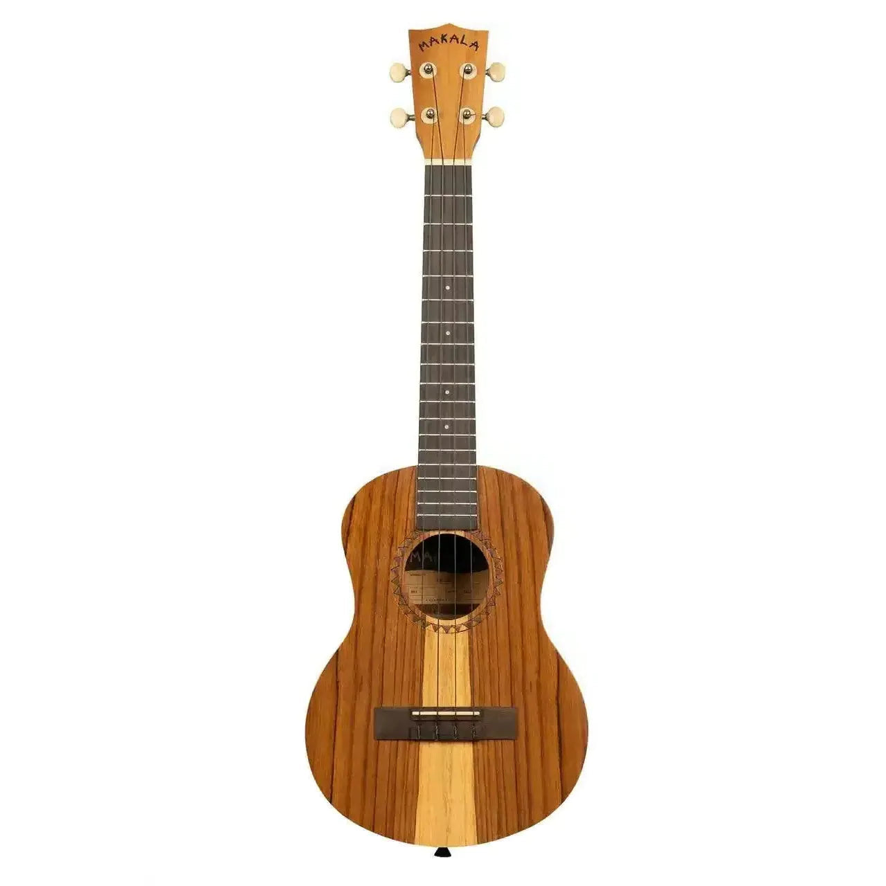 Kala Makala Indonesian Acacia Tenor Ukulele with natural wood grain and satin finish.