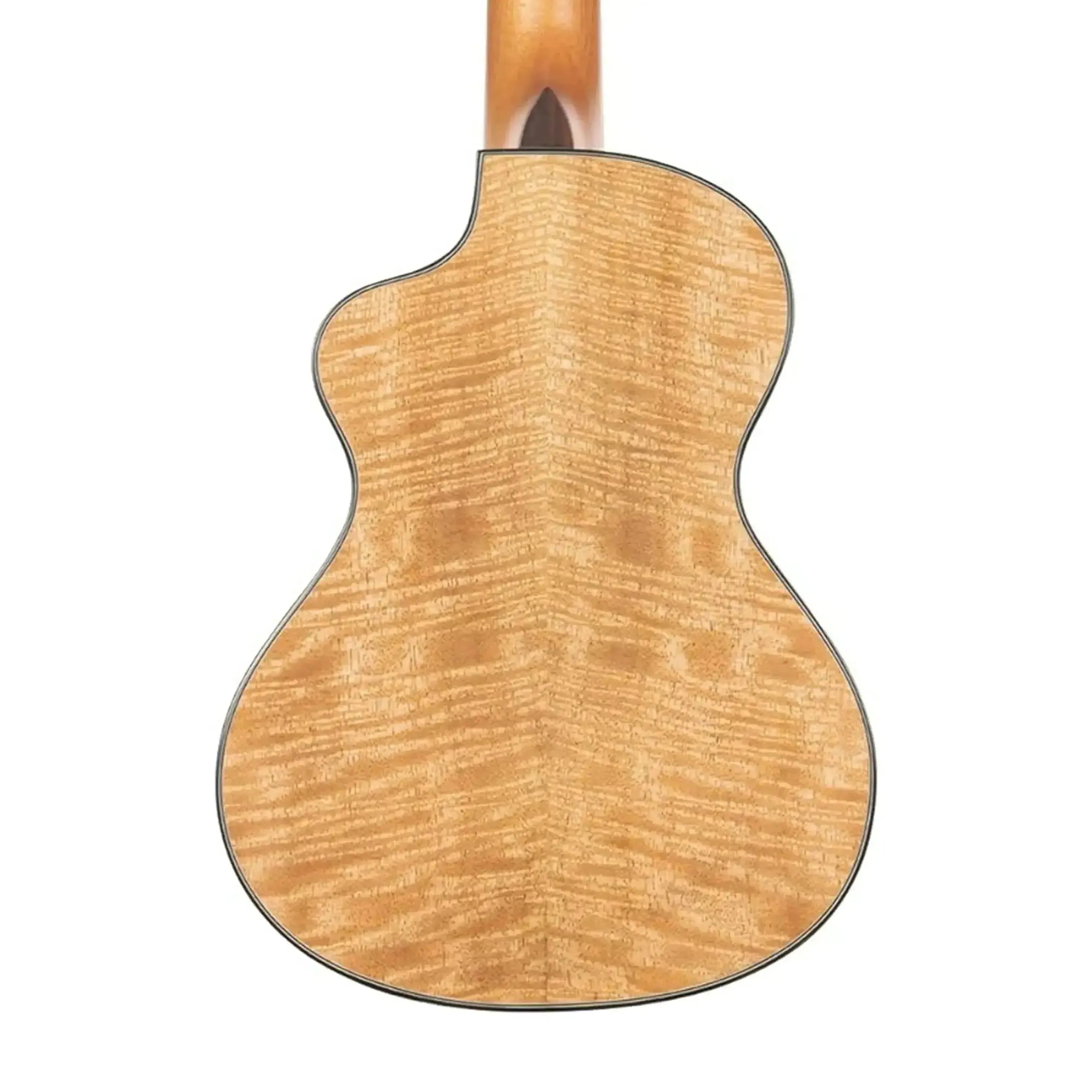 Kala MNGG-T Metropolitan Tenor Ukulele back, showcasing its solid curly mango wood with gloss finish.