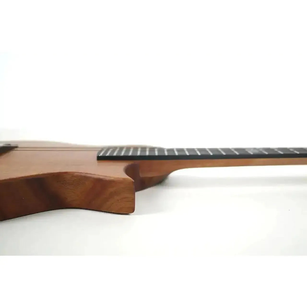 Kala Revelator Nautilus Tenor Ukulele, Hawaiian Koa body with Florentine cutaway and ebony fingerboard.