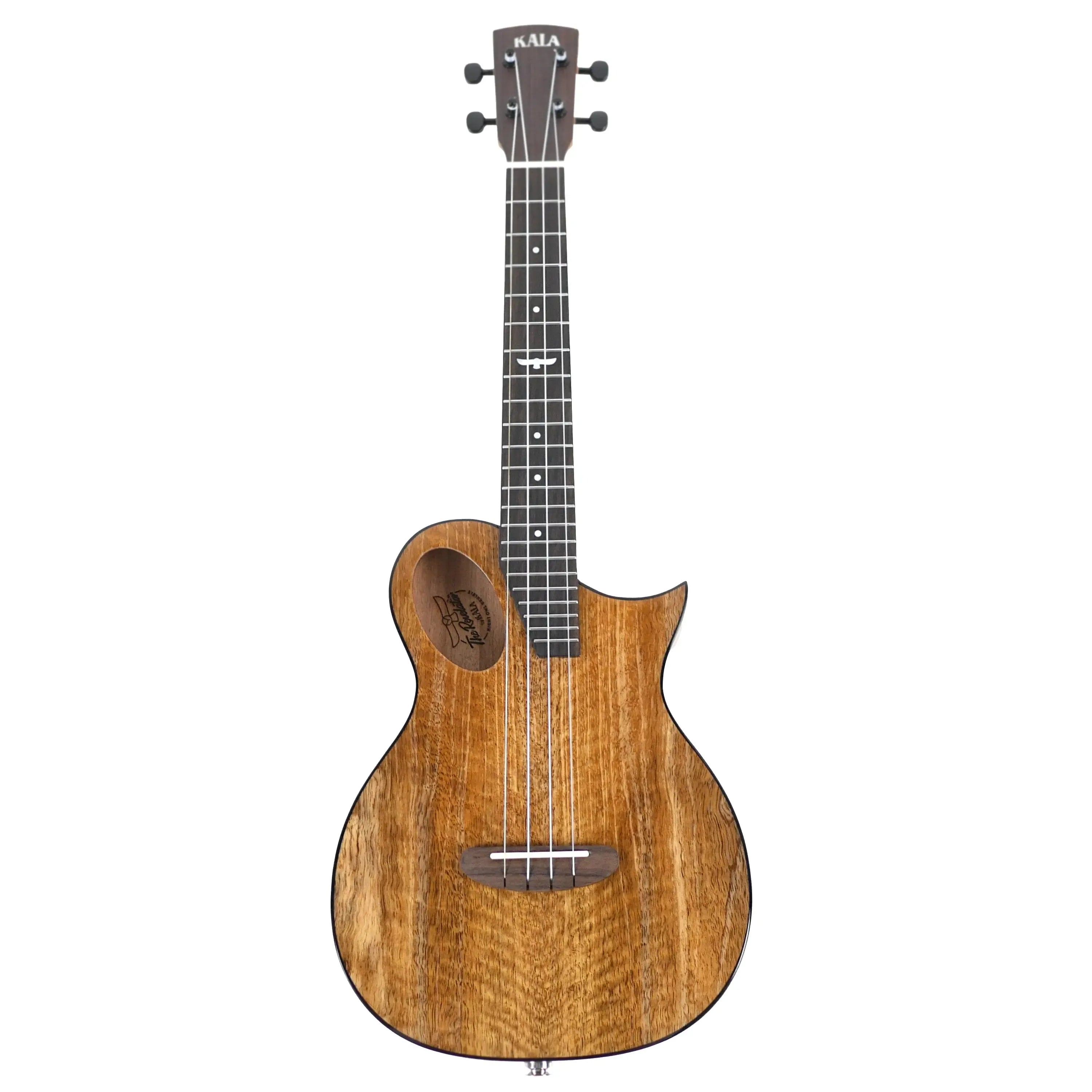 Kala Revelator Night Owl Mango Tenor Ukulele with Florentine cutaway and gloss finish.