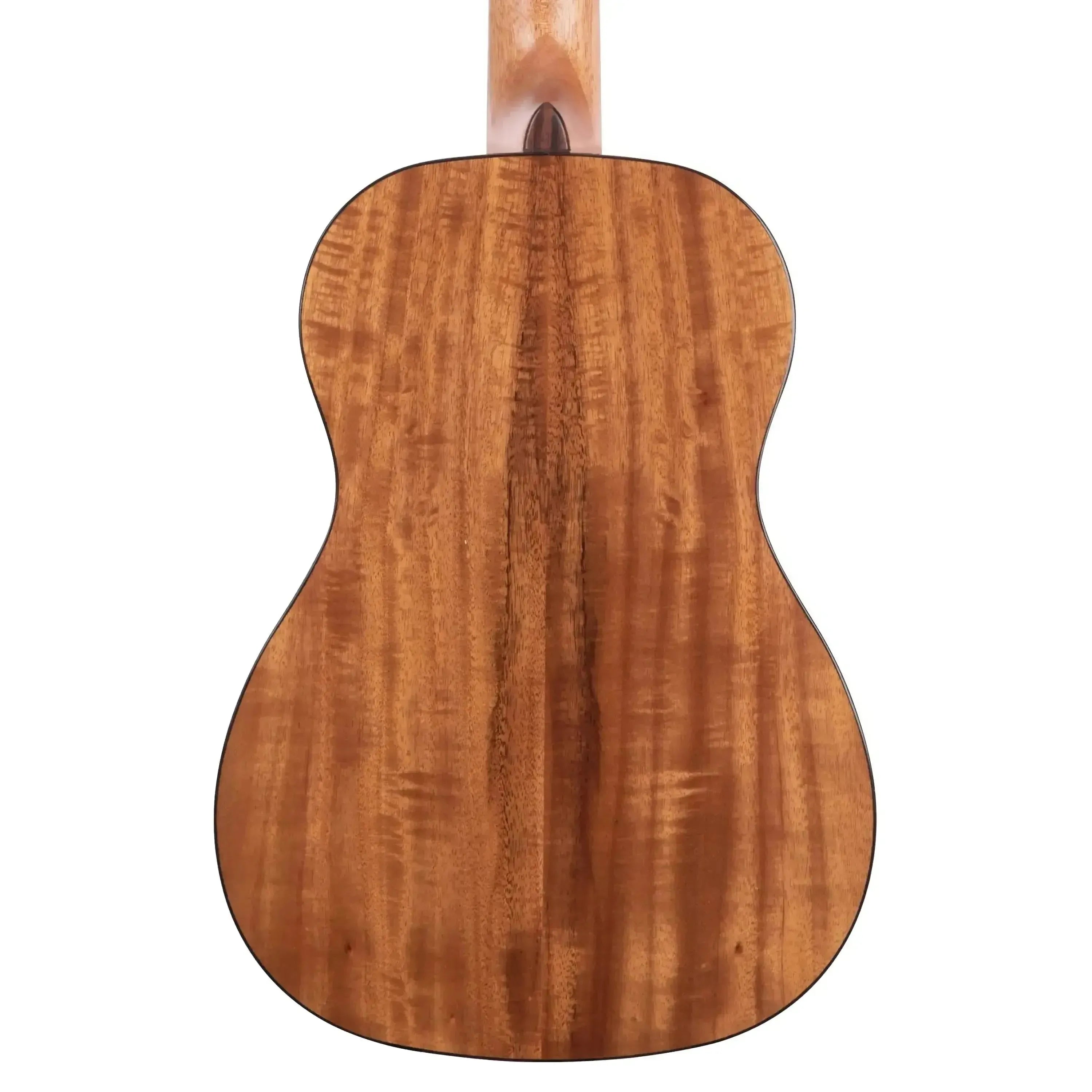 Kala SCAC-B Baritone Ukulele back, showing its warm brown acacia laminate and mahogany neck.
