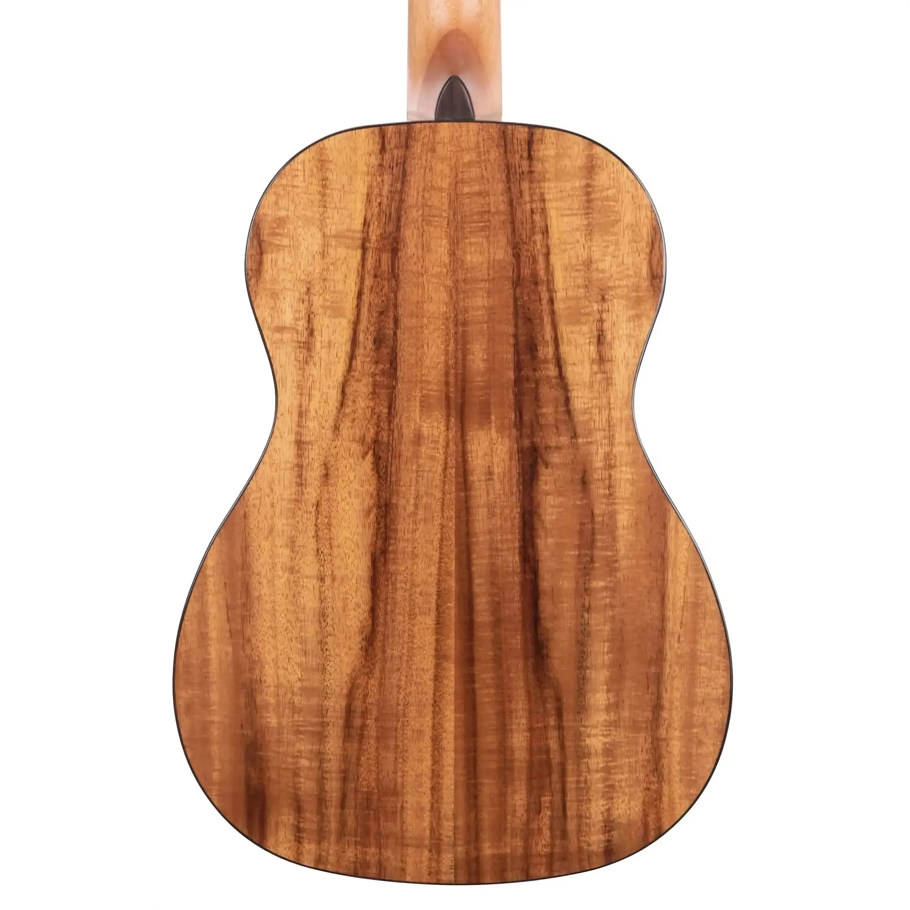Kala SCAC-B8 8 String Baritone Ukulele back, showing acacia wood grain and high-gloss finish.