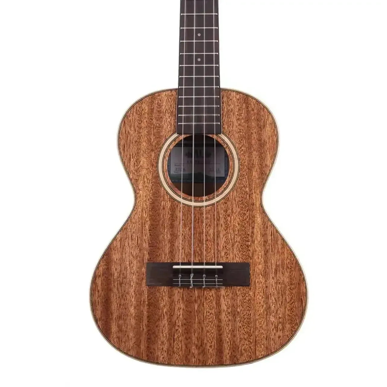 Kala SMH-TG Solid Gloss Mahogany Tenor Ukulele with maple binding and rosewood fretboard.