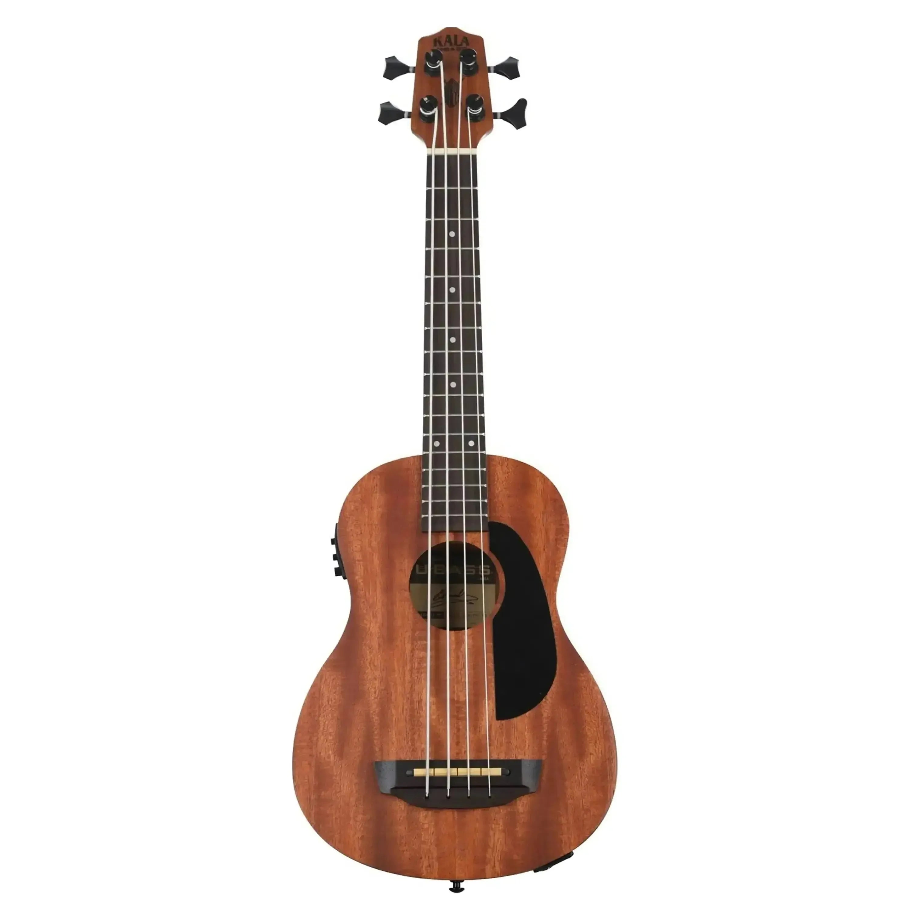 Kala Bakithi Kumalo Signature Acoustic-Electric U•BASS with mahogany body and black pickguard.
