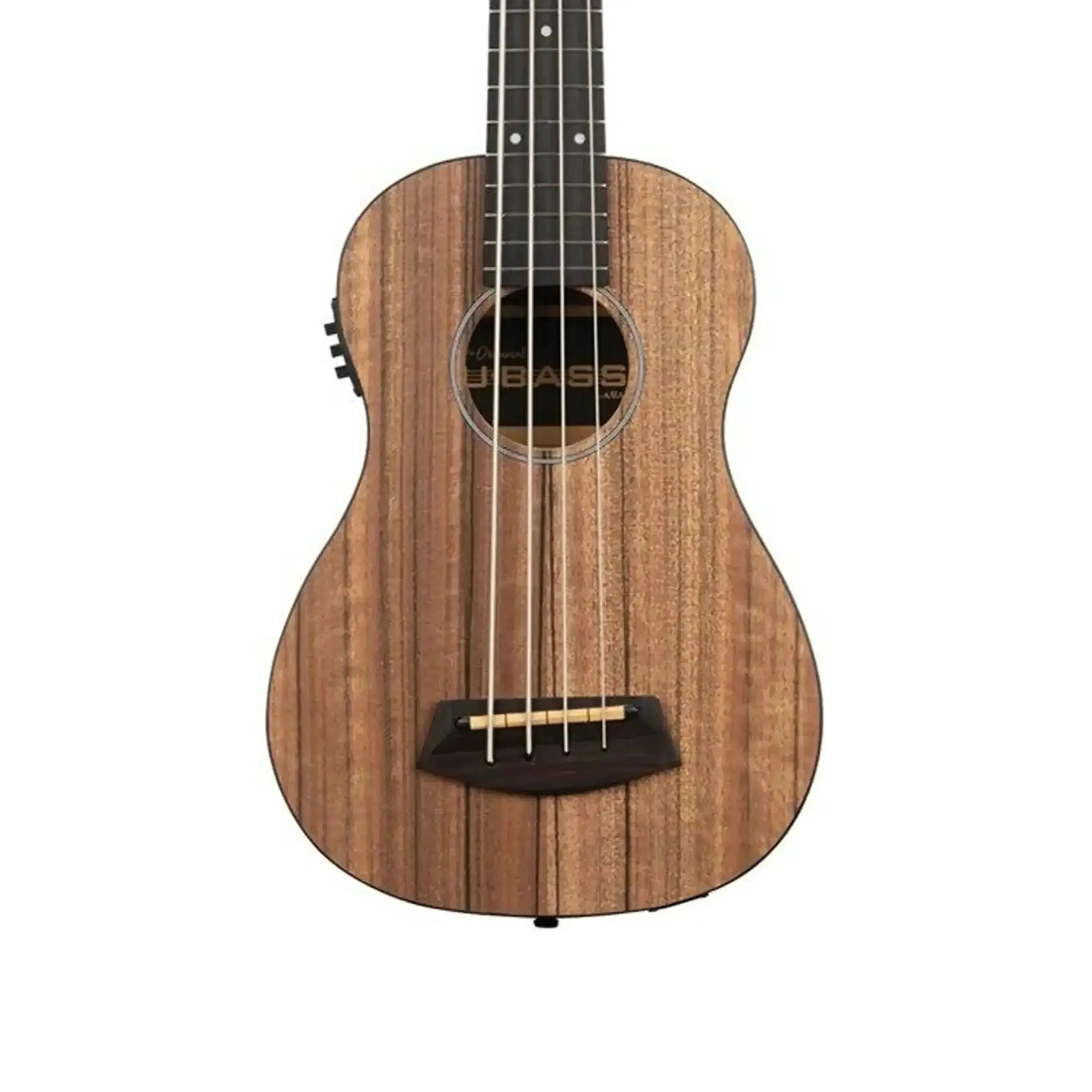 Kala UBASS-PW-FS Pacific Walnut fretted acoustic-electric U•BASS with satin finish and black binding.