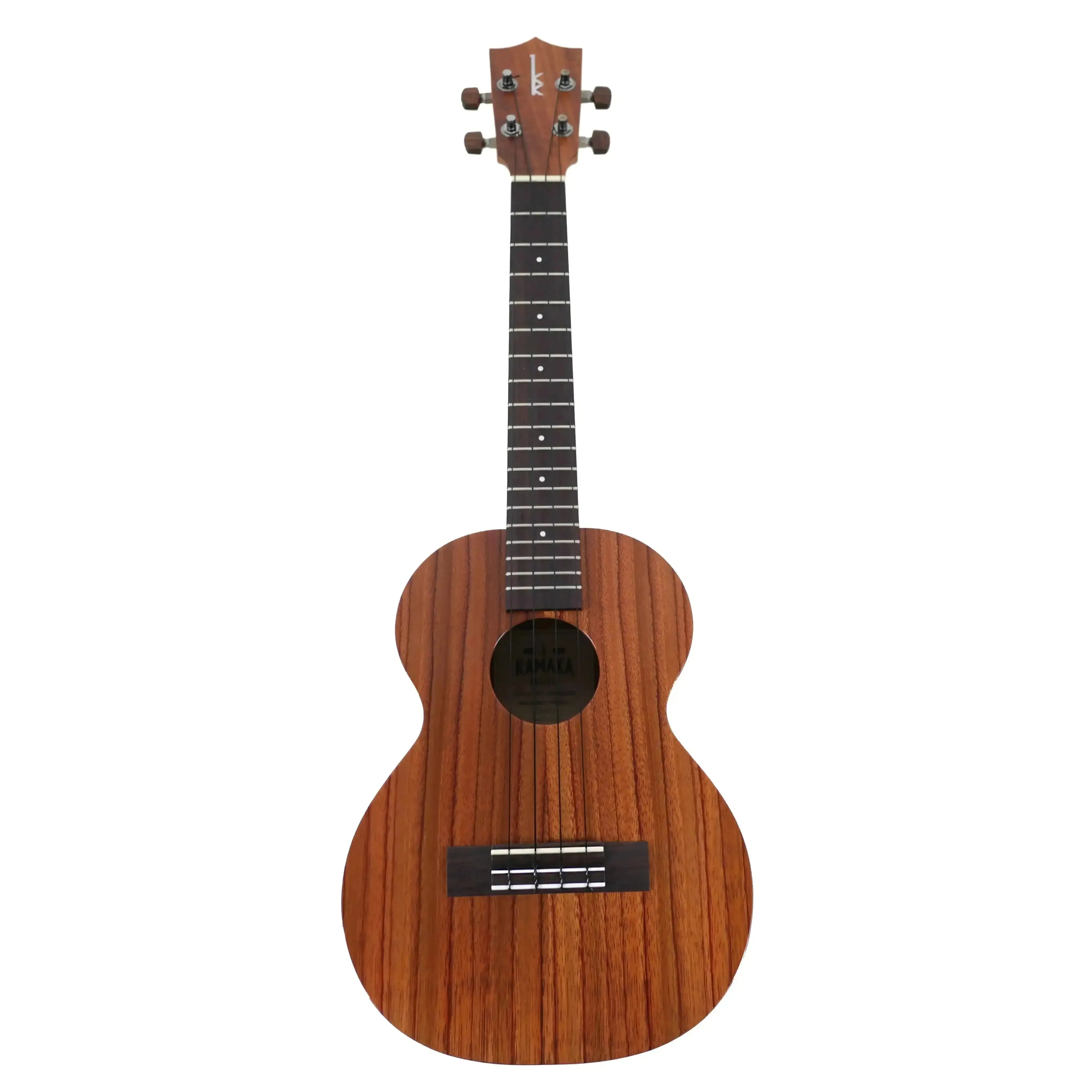 Kamaka HF-3 tenor ukulele made of solid Hawaiian koa wood with a satin finish and dark fretboard.