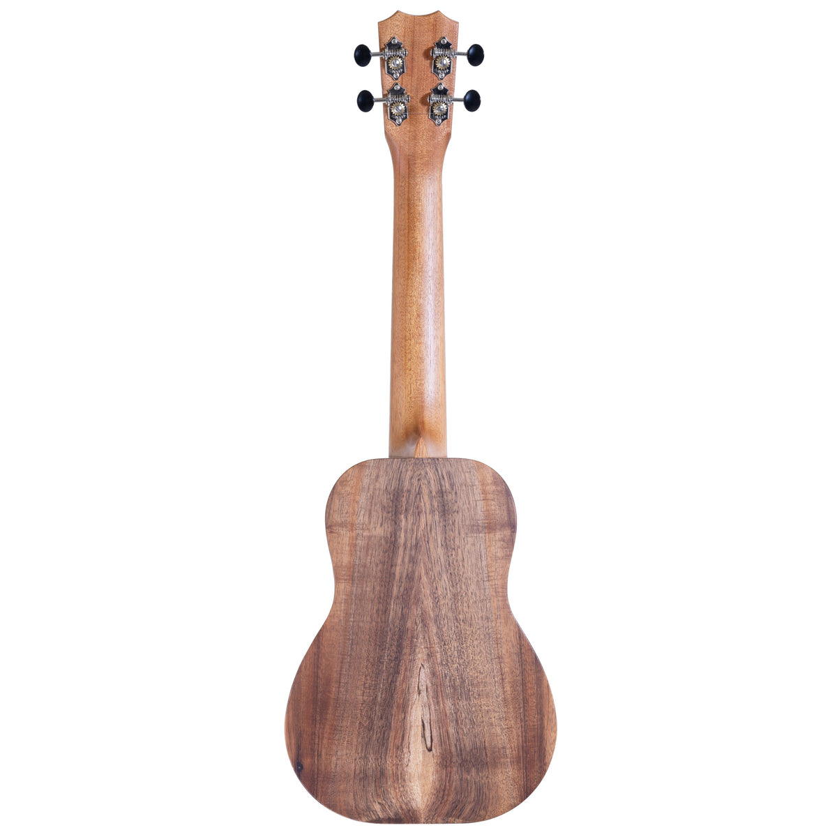 Example photo: an earlier Kanile'a D-1 Natural concert, full back view with mahogany neck