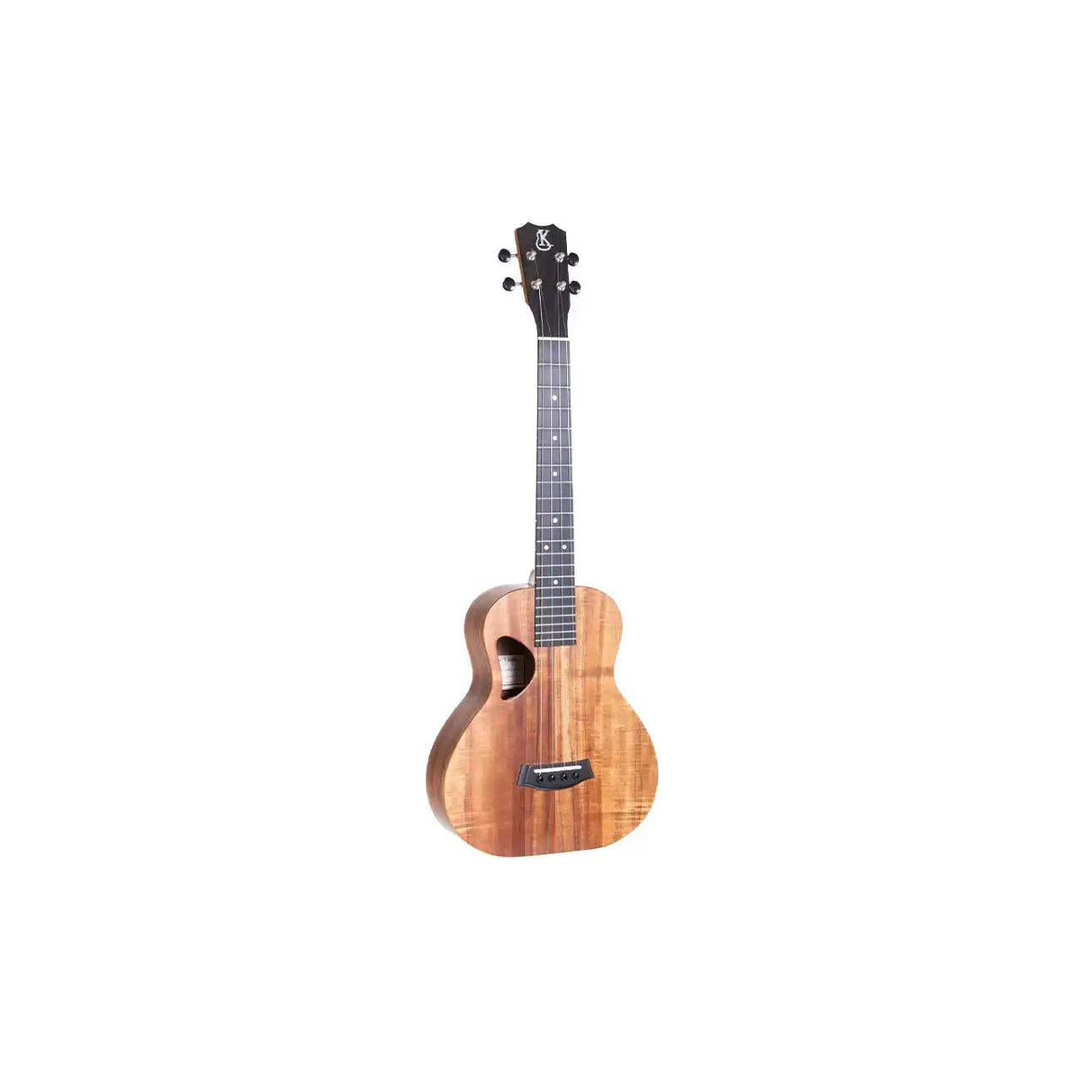 Example photo: an earlier Kanile'a D-1 Natural 19 inch super tenor, full front view showing the long neck
