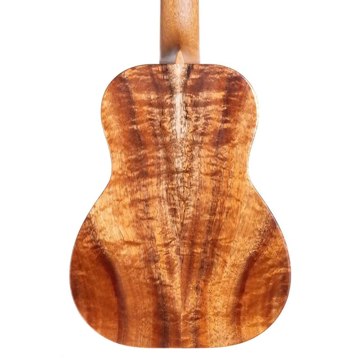 Example photo: an earlier Kanile'a D-1 Core 8-string tenor, figured koa back