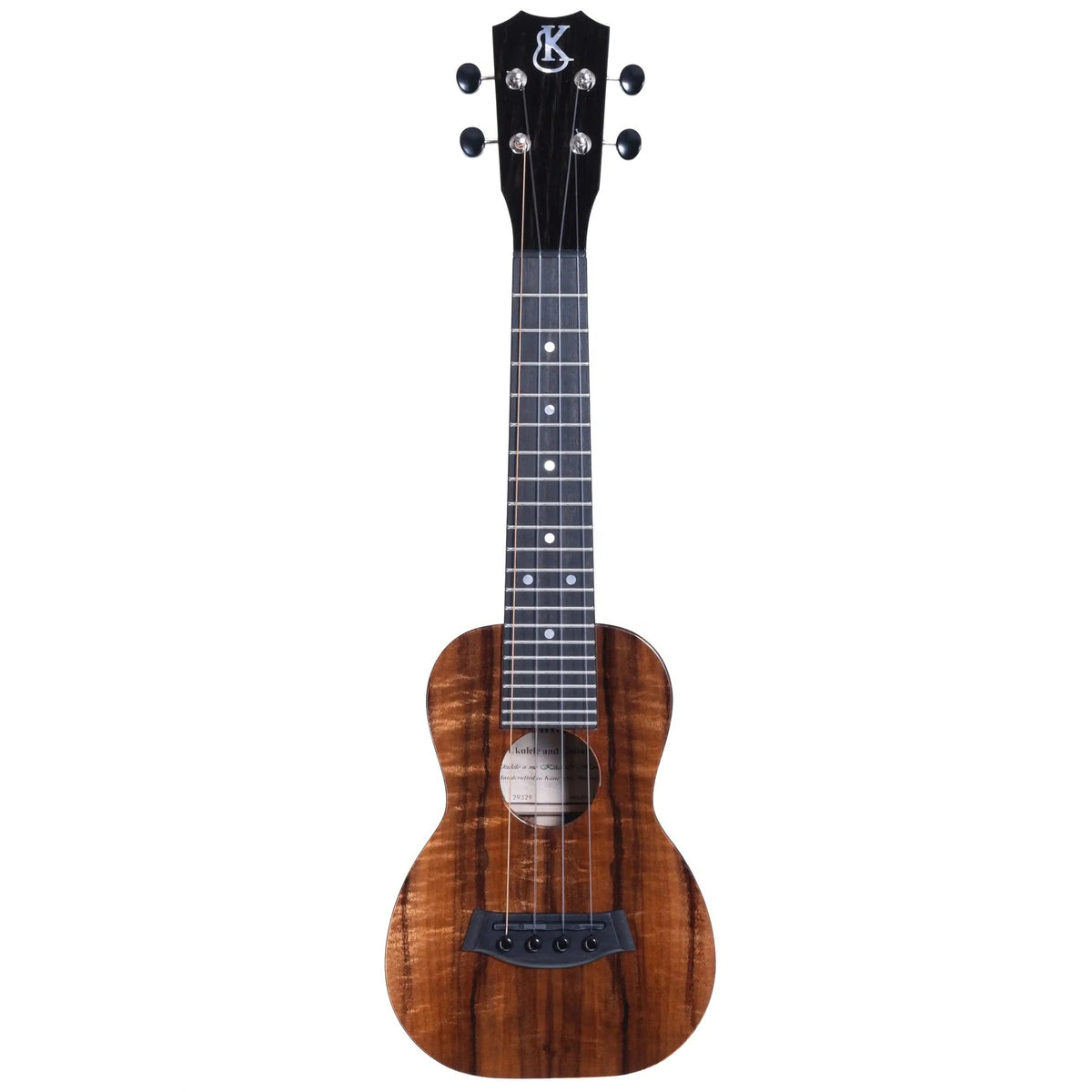 Example photo: Kanile'a K-1 Pro Soprano ukulele, full front view