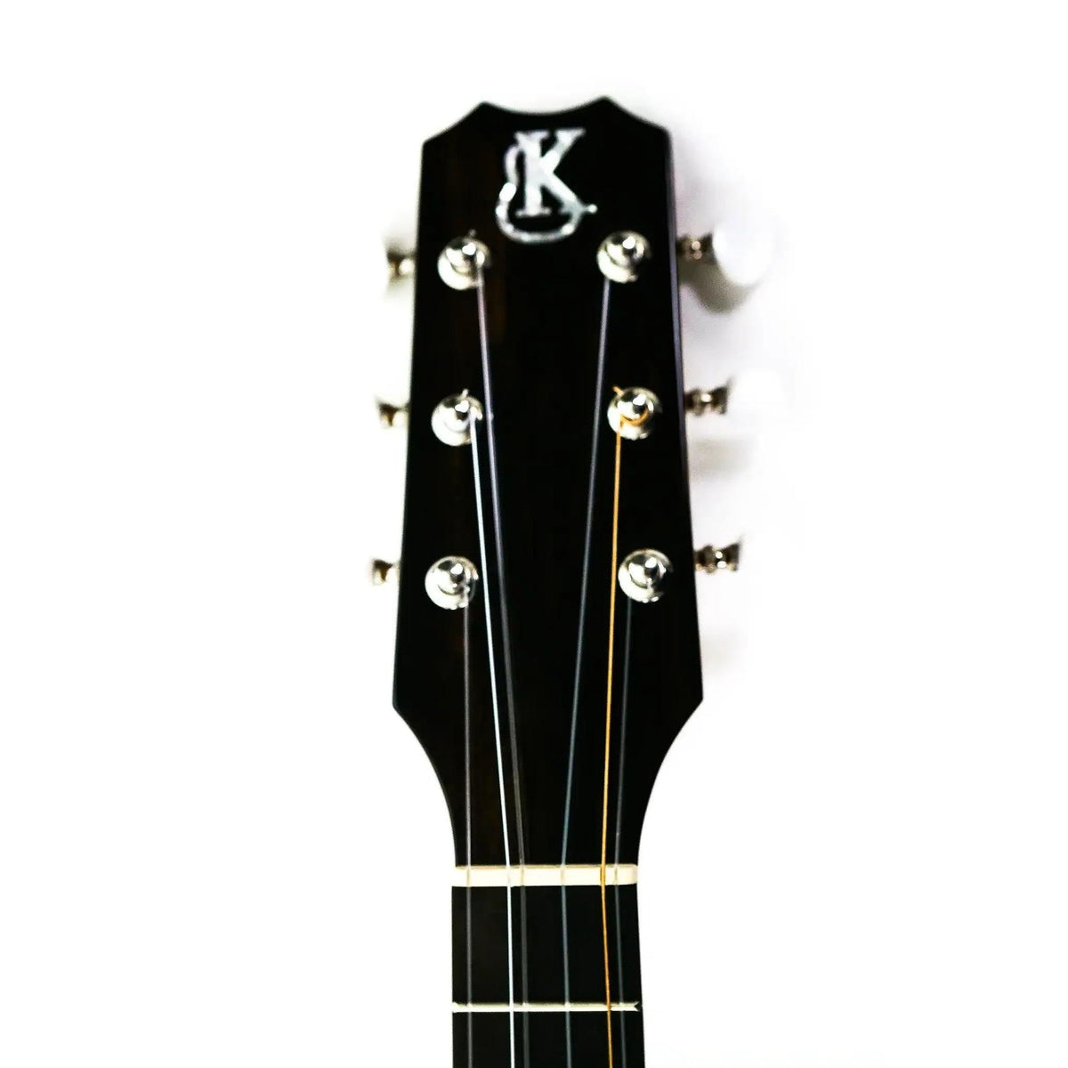 Example photo: Kanile'a K-1 6-String Super Tenor ukulele, Crown headstock with six chrome tuners