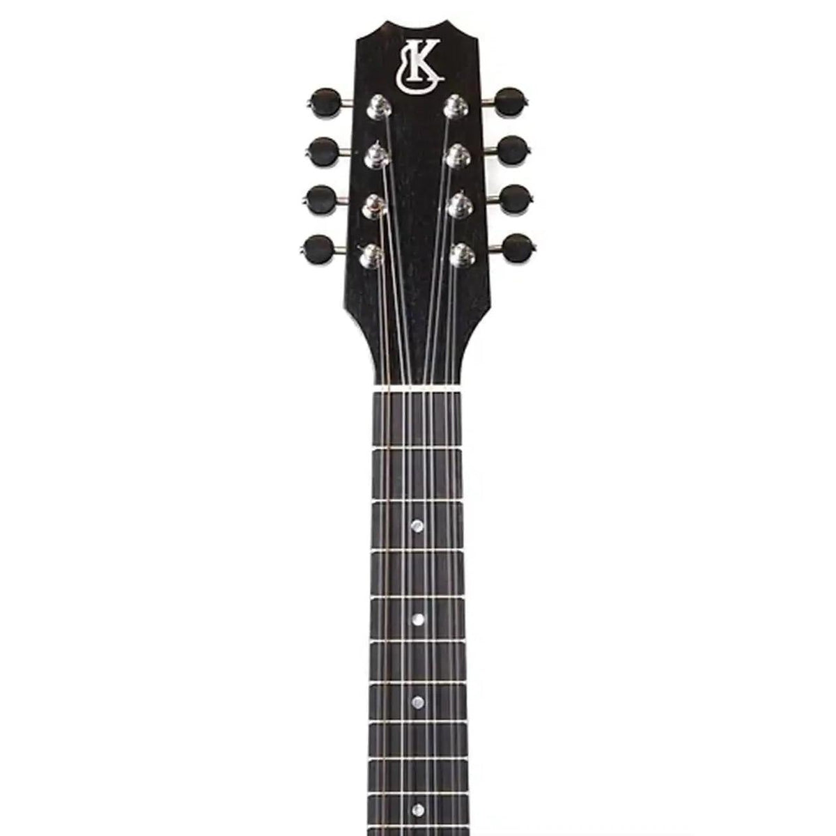 Example photo: an earlier Kanile'a K-1 Natural 8-string tenor, serial 28664, ebony Crown headstock and fretboard with eight chrome tuners