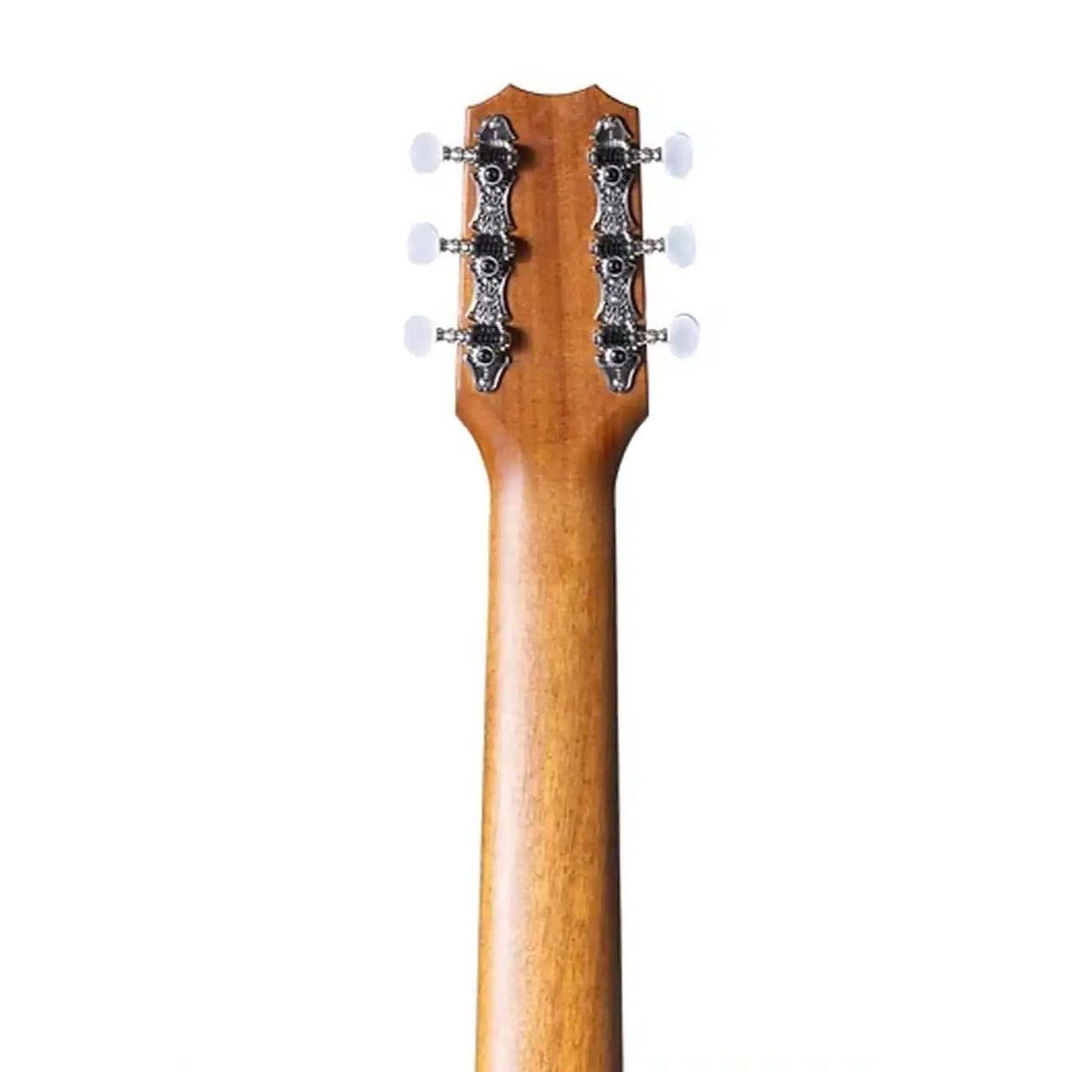 Example photo: an earlier Kanile'a Pohaku Pro GL6 guitarlele, back of the headstock and tuners