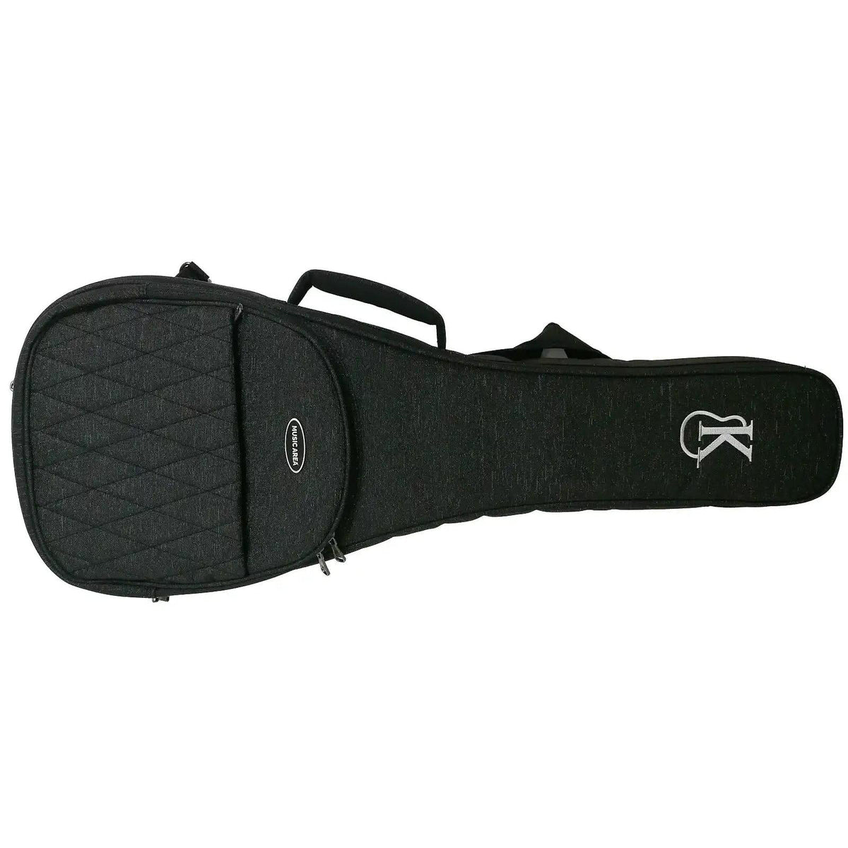 Kanile'a Premium gig bag, black padded bag with Kanile'a logo, included with the ukulele