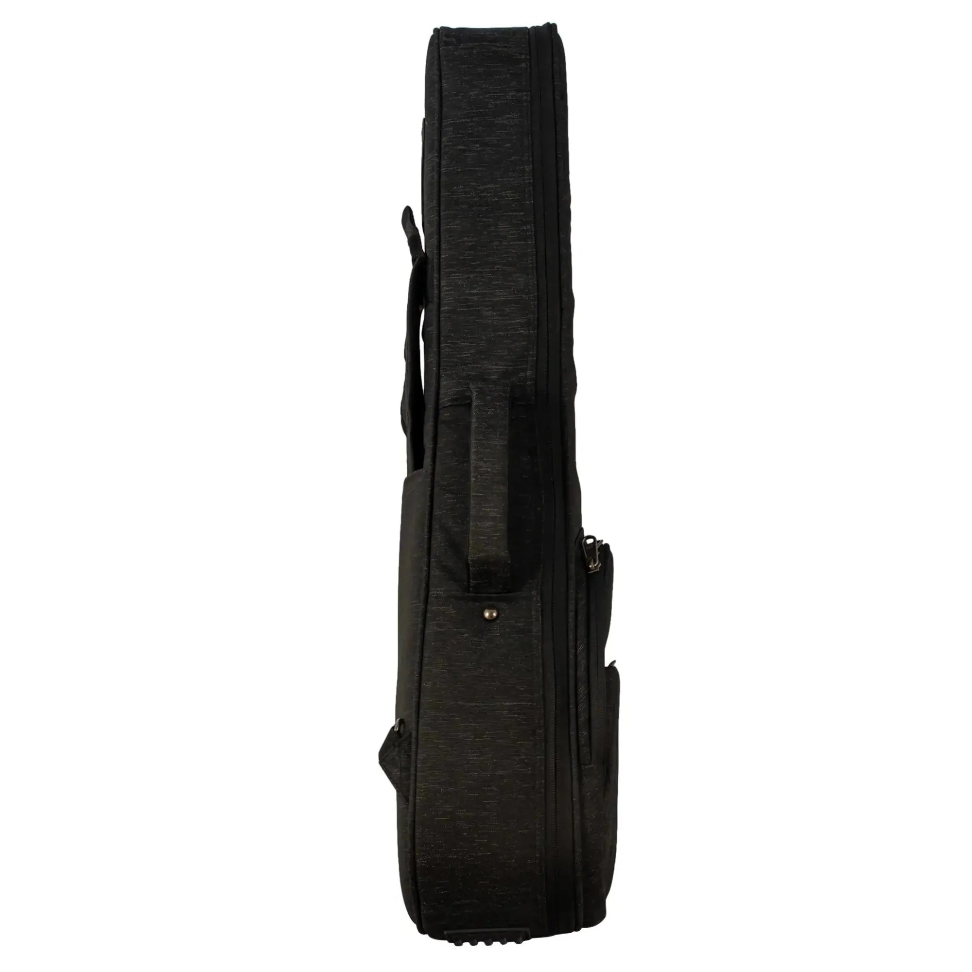 Kanile'a Premium Padded Tenor Ukulele Gig Bag in dark gray water-repellent fabric.