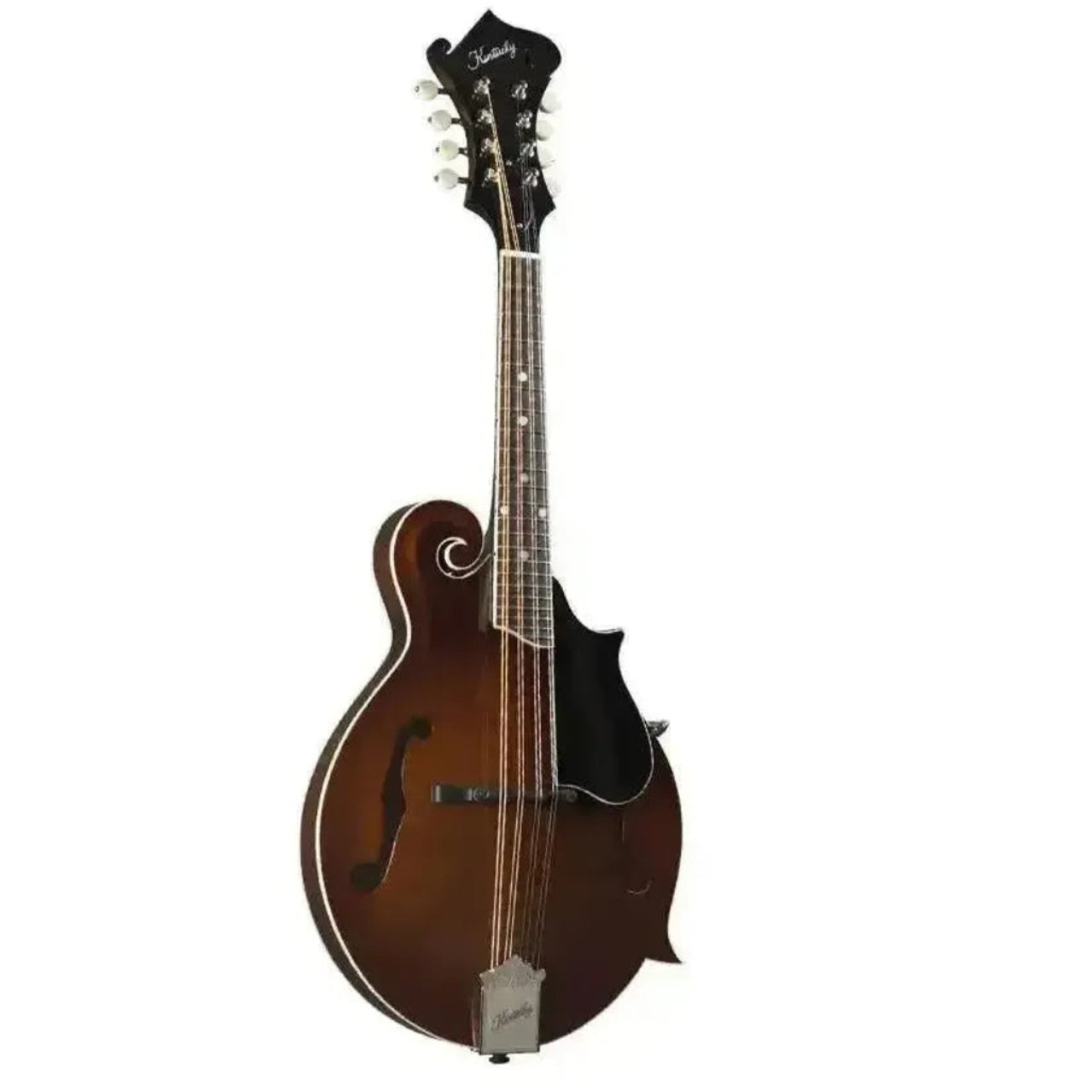Kentucky KM-656 Standard F-Model Mandolin with a high-gloss transparent brown finish.