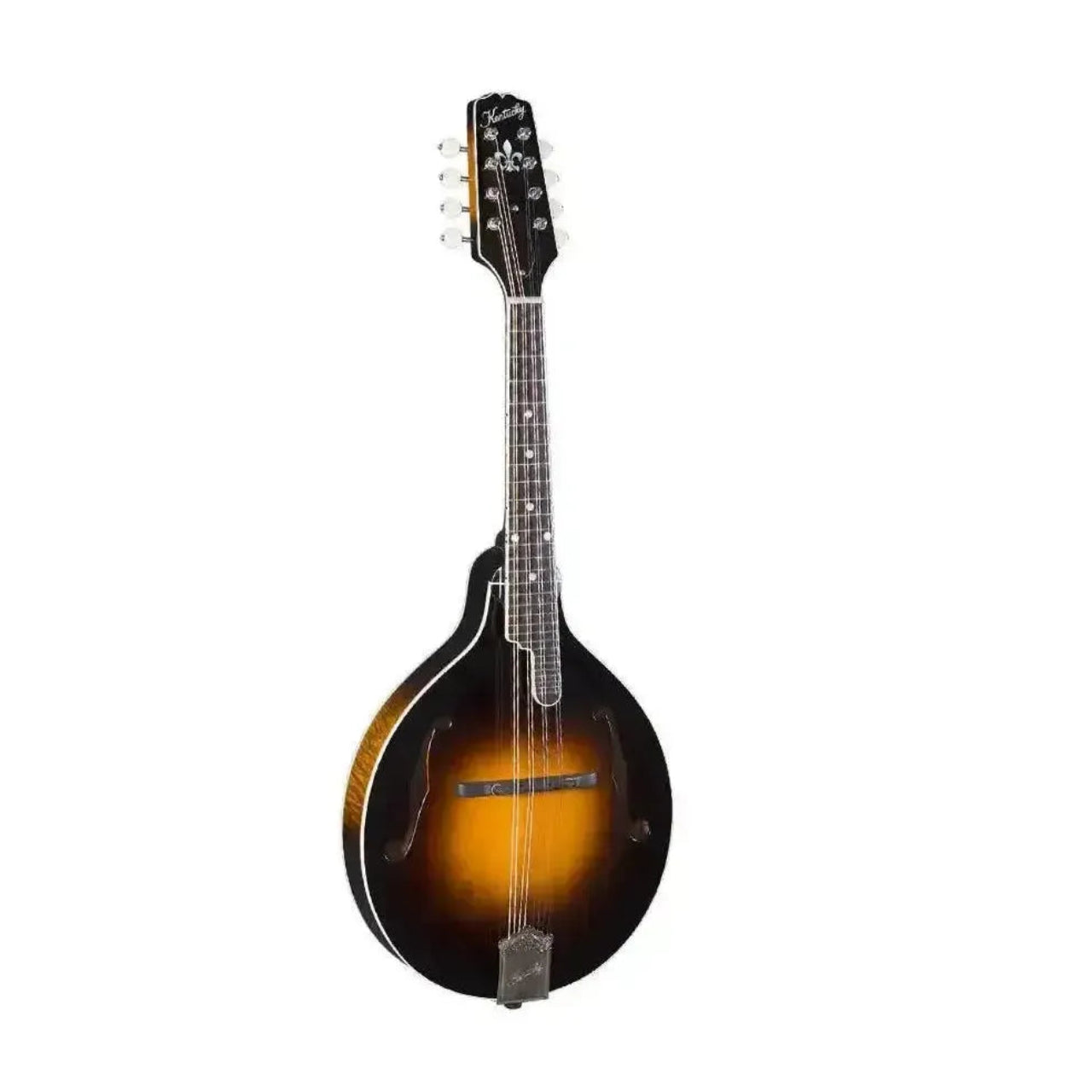 Kentucky KM-900 A-Model mandolin with tobacco sunburst finish, spruce top, and maple back.