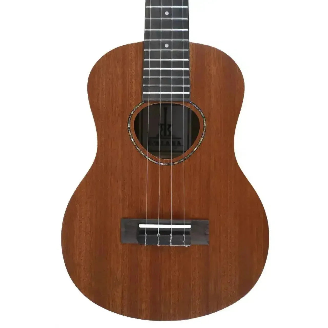 KoAloha KoAlana KTA-10SP Sapele Tenor Ukulele with matte finish, Musubi soundhole, and Abalone rosette.