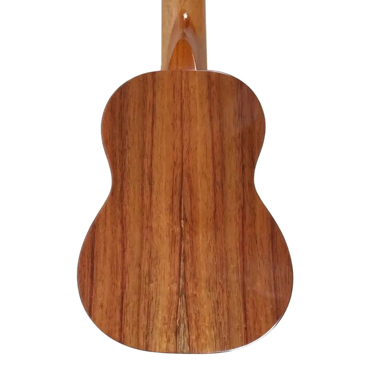 Example photo: body back of a KoAloha KSM-T2 gloss solid koa soprano, shown as an example for the KSM-02