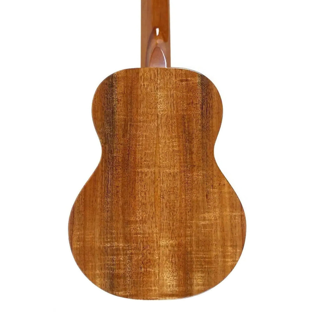 KoAloha KTM-06 Imaikalani Solid Hawaiian Koa 6-String Tenor Ukulele - Gloss, back of the solid koa body