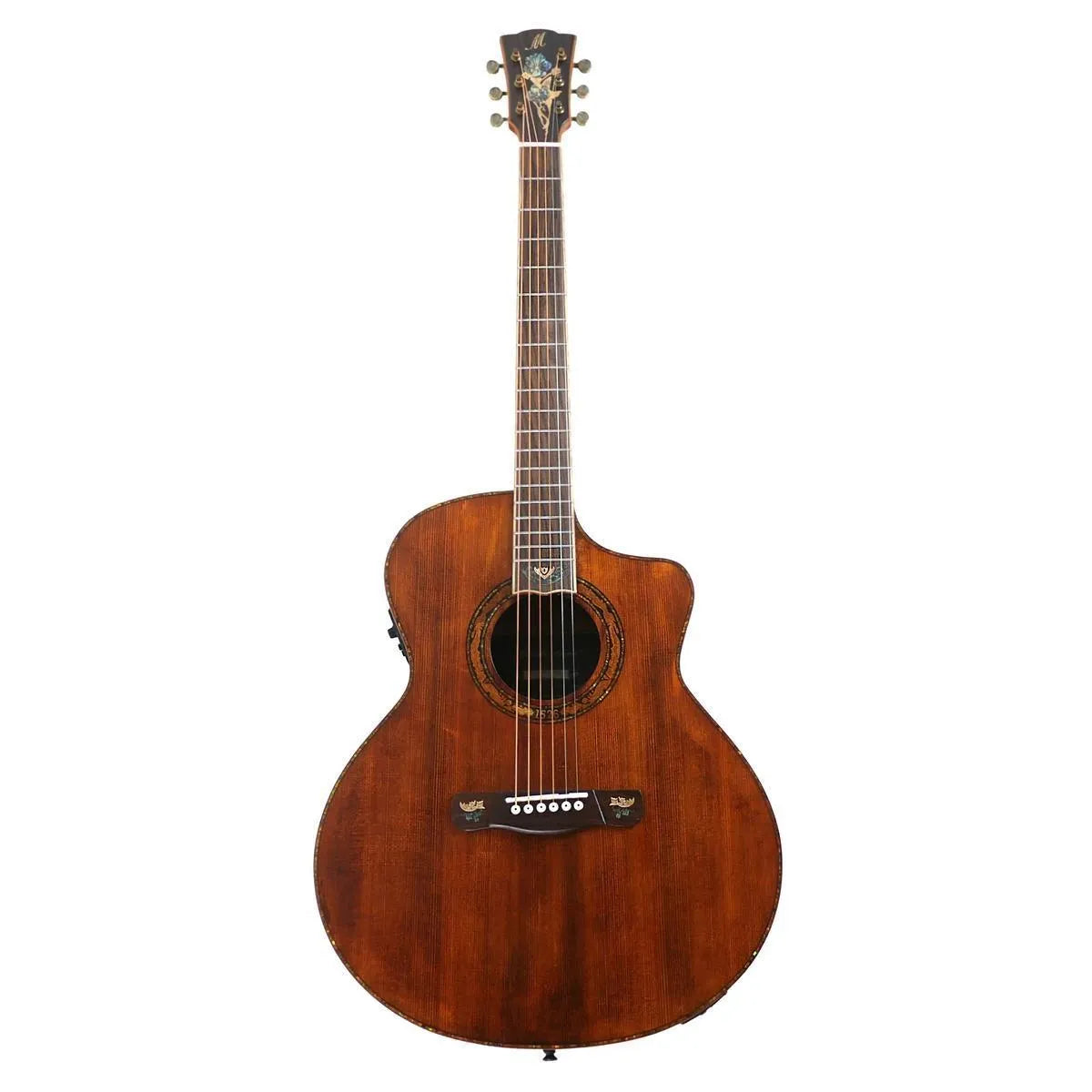 Mérida DG20FOLC-EQ Diana Series Grand Concert acoustic-electric guitar with vintage matte finish.