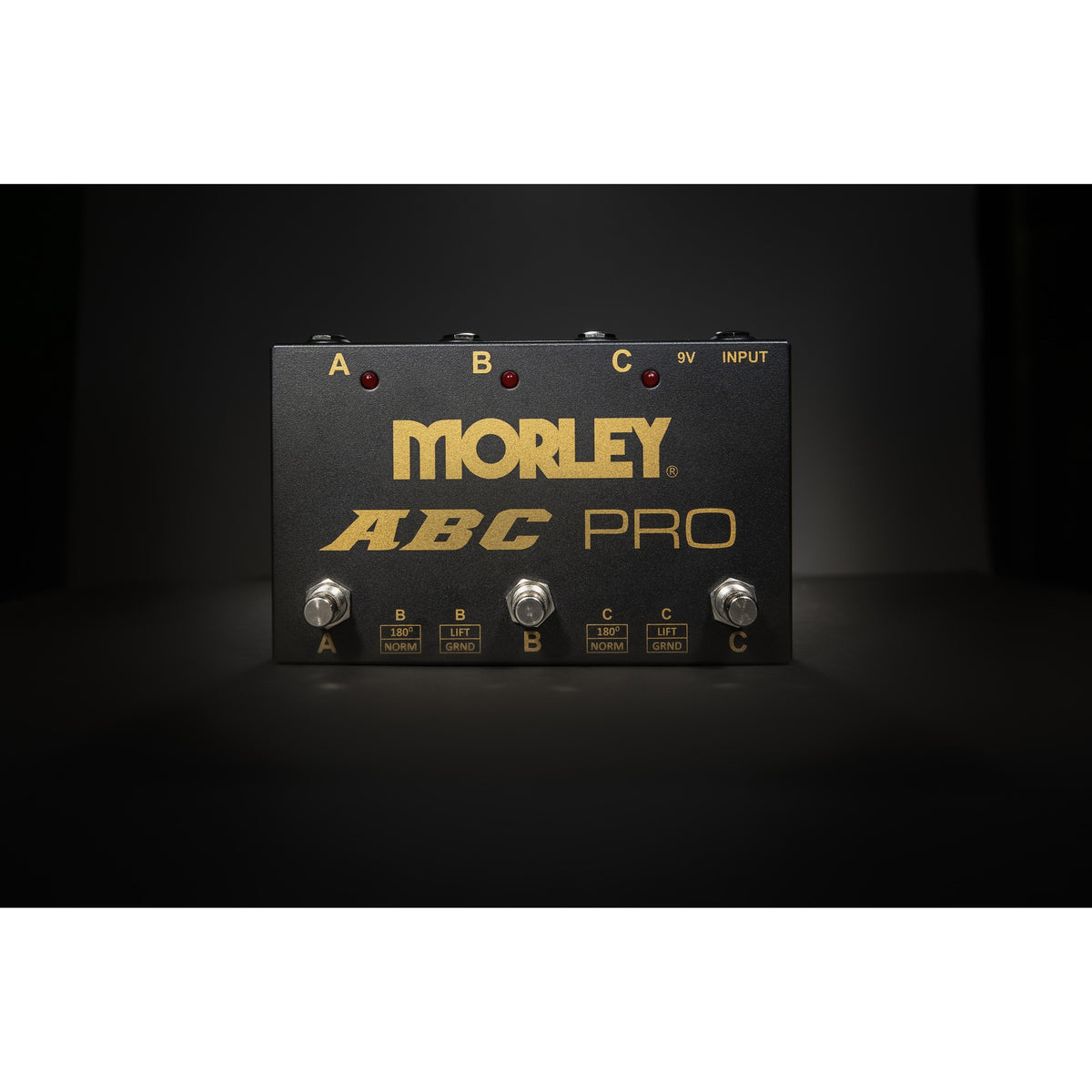 Morley ABC Pro on a dark studio background