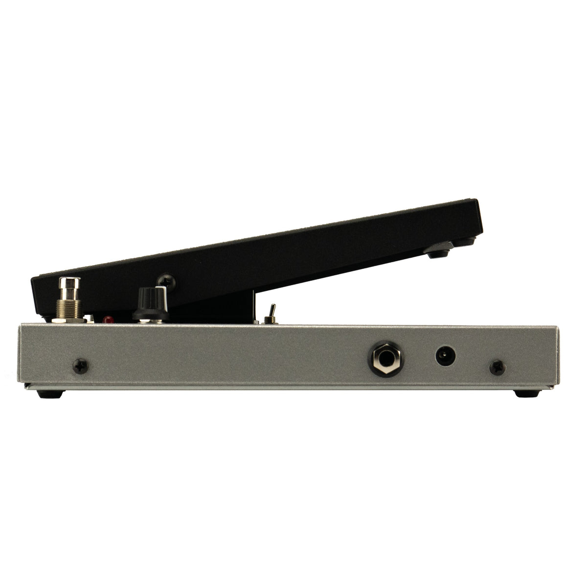 Morley Classic Power Fuzz Wah right side profile with input and power jacks