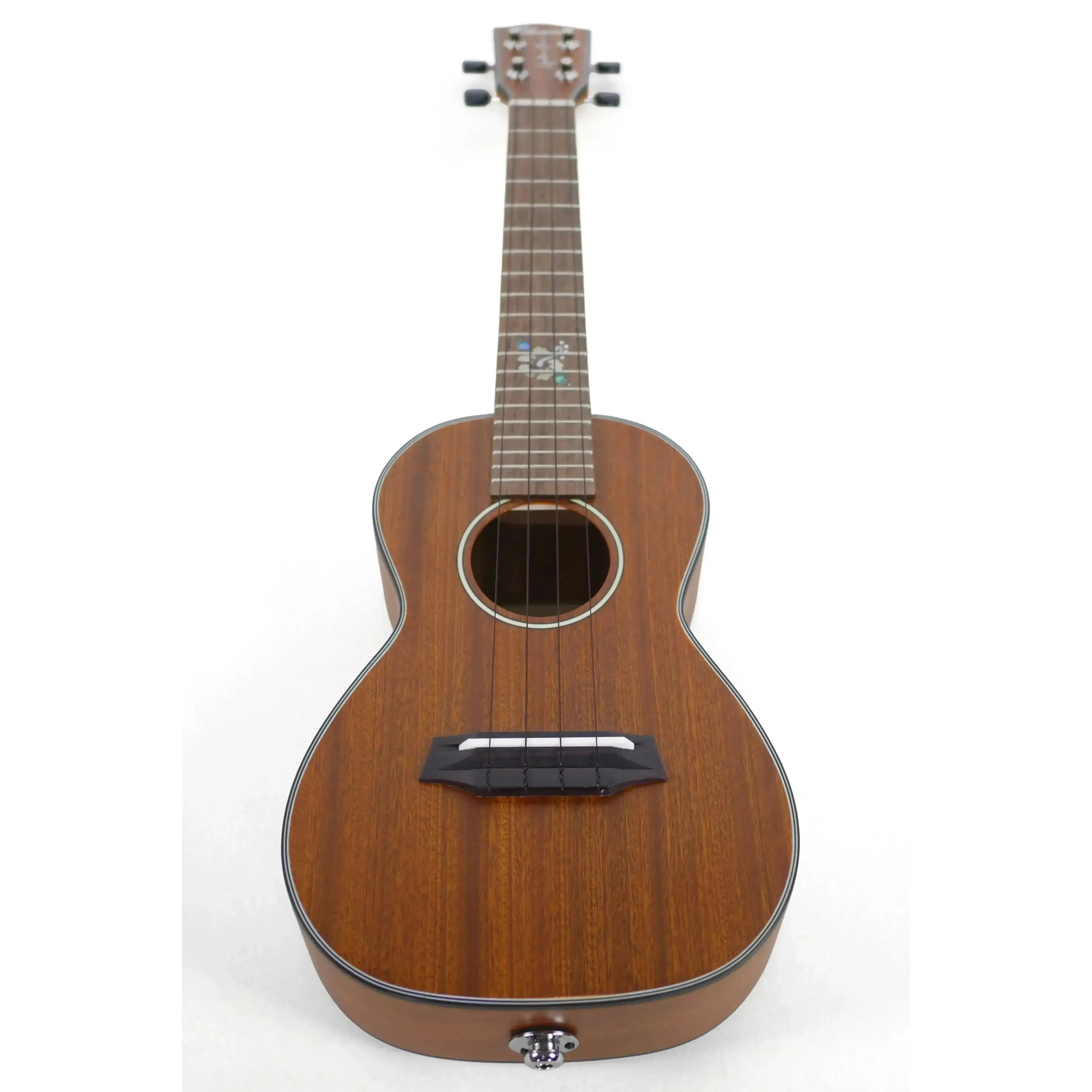 Ohana CK-14E-CL Cynthia Lin Series Concert Ukulele, mahogany laminate body with satin finish and black-and-white purfling.