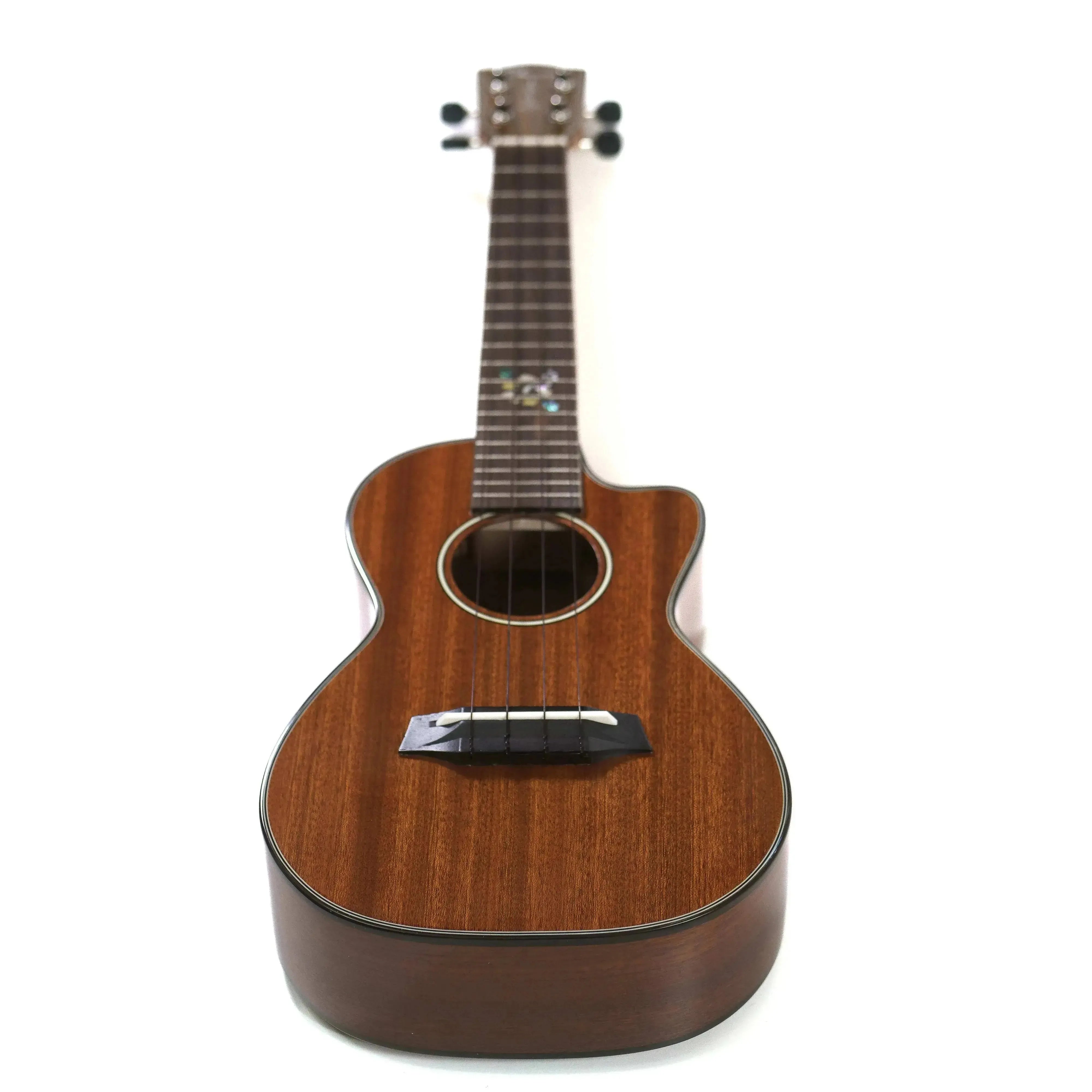 Ohana CK-35CG-CL Cynthia Lin concert ukulele, solid mahogany, gloss finish, black binding.