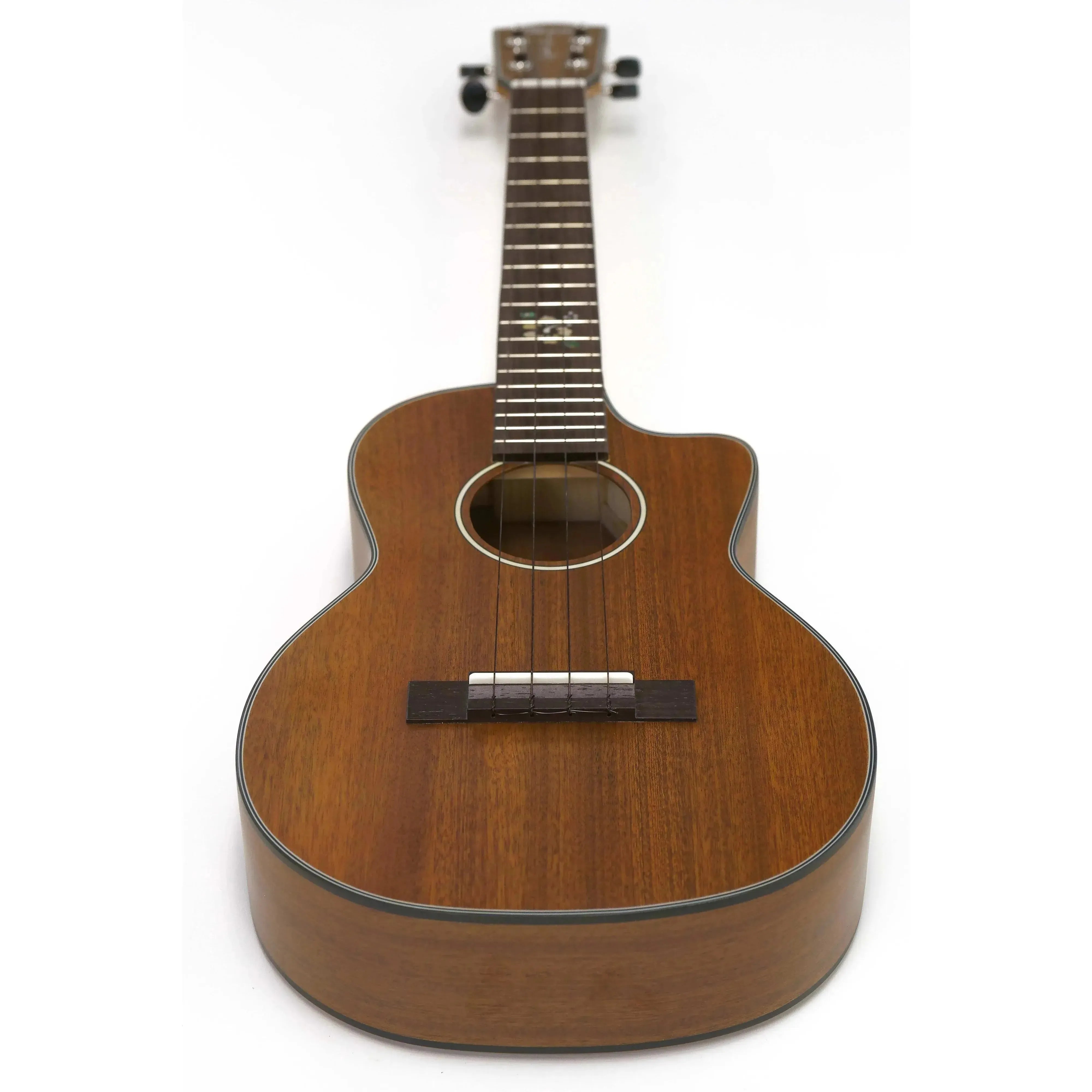 Ohana TK-25-CL Cynthia Lin tenor ukulele with solid mahogany, cutaway design, and satin finish.