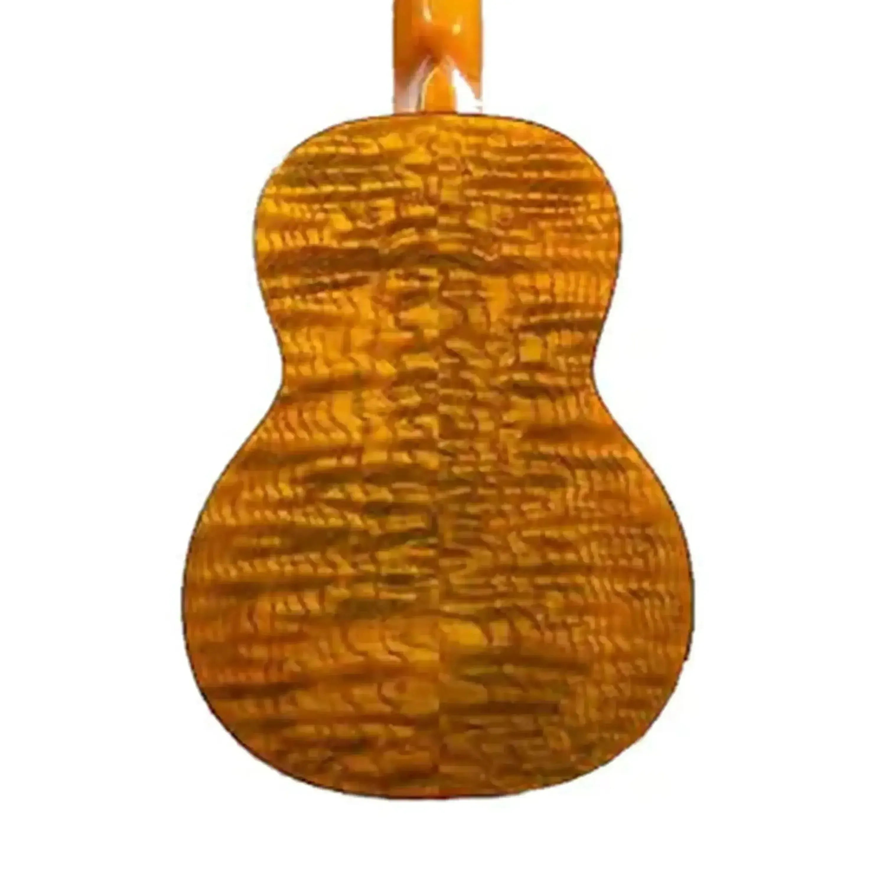 Ohana TK-50WG Tenor Ukulele back, showing its glossy, wavy willow wood grain.