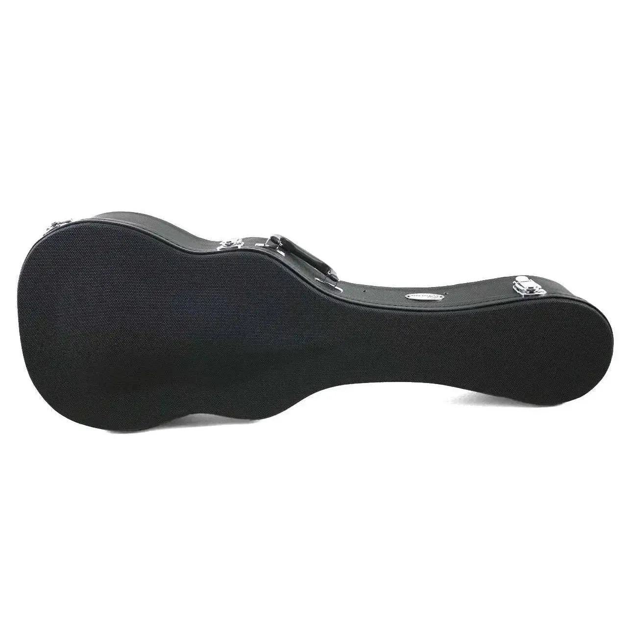Ohana UCH-31 Baritone Ukulele Hardshell Case, black Dura-Grip exterior, chrome latches.