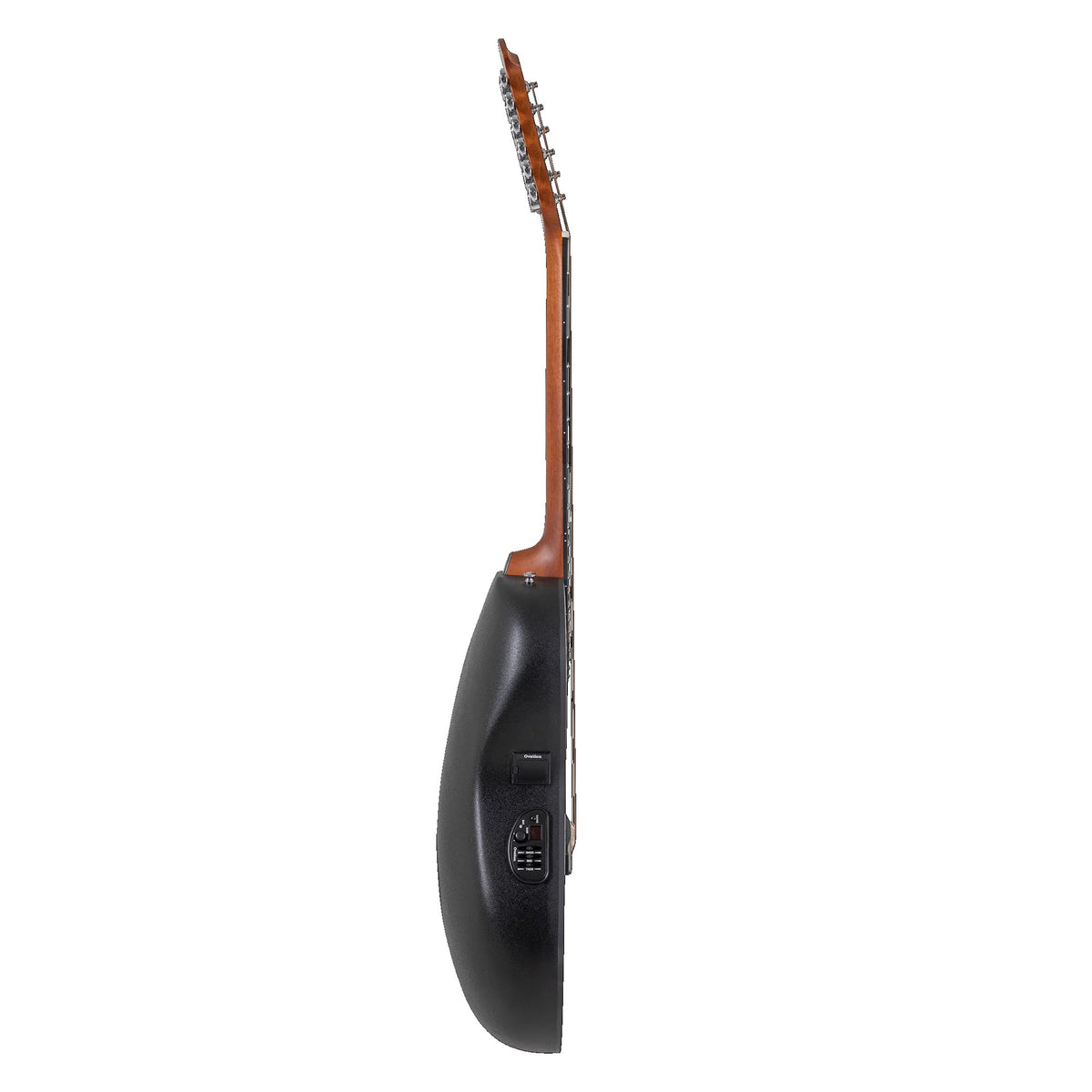 Side profile of the Ovation CE4412-5 showing the mid-depth bowl