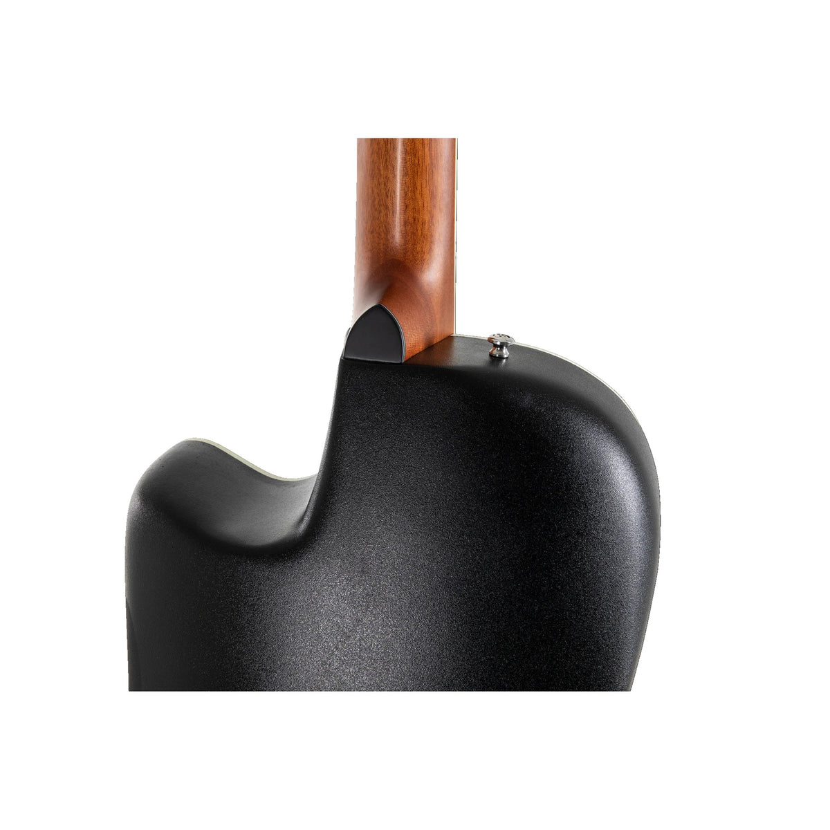 Ovation CE44X-9B neck heel joining the Lyrachord roundback bowl