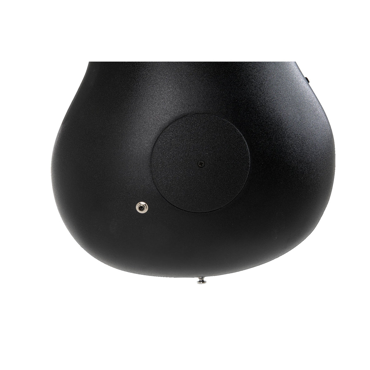 Lower Lyrachord bowl of the Ovation CE44X-9B with strap button and output jack