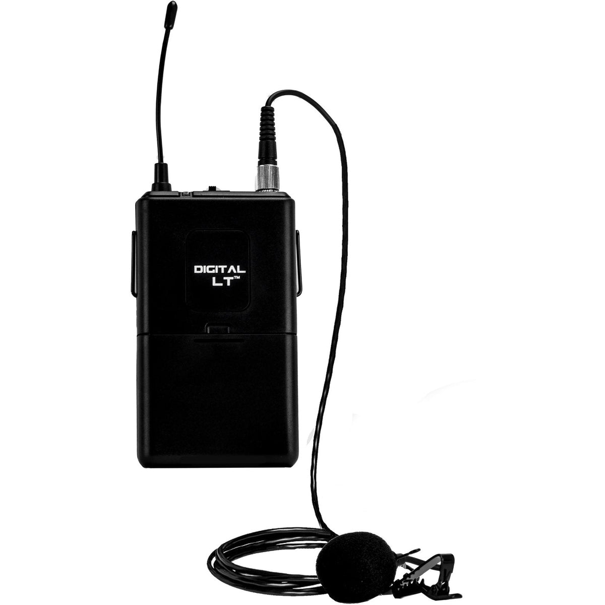 Nady DW-11 Digital LT bodypack transmitter with clip-on lavalier microphone