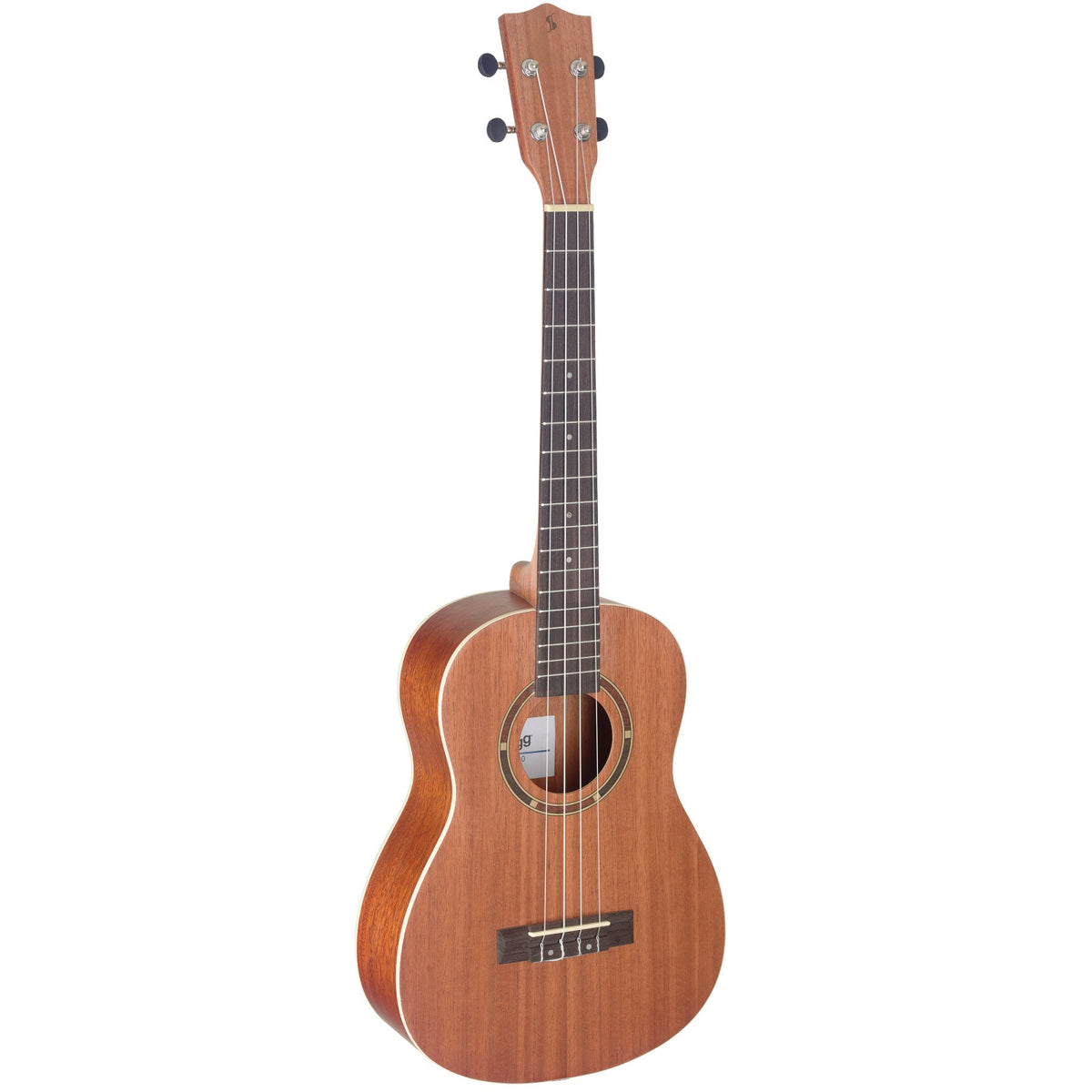 Stagg UB-30 sapele baritone ukulele, full front view