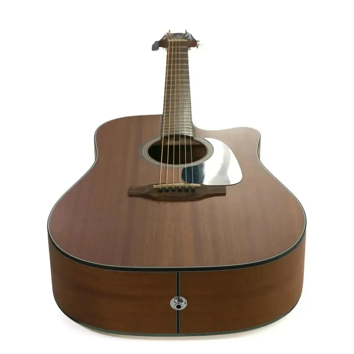 Takamine GD11MCE NS acoustic-electric guitar with natural sapele finish and cutaway body.
